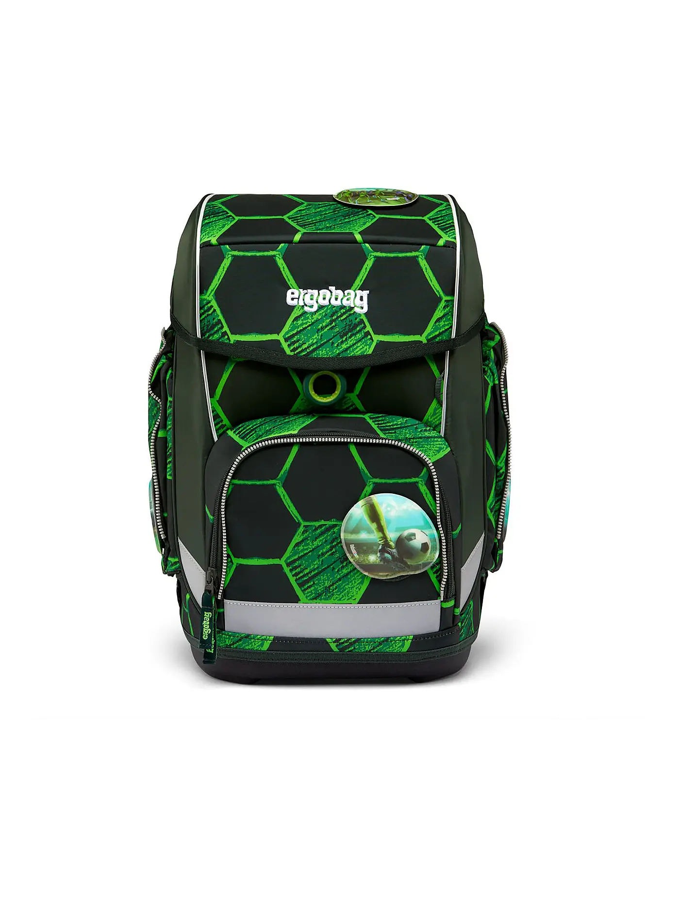 ERGOBAG | Schultaschen Set 5tlg Cubo - VolltreffBär | schwarz