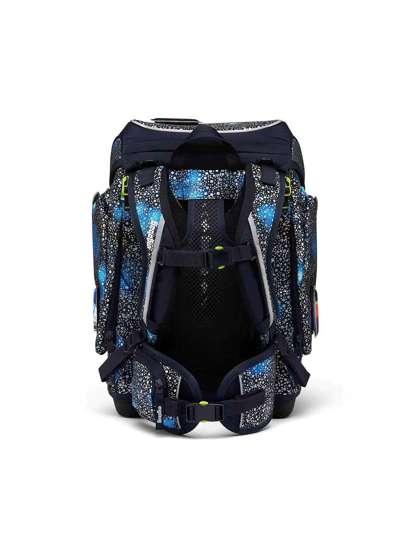 ERGOBAG | Schultaschen Set 5tlg Cubo Bär Anhalter durch die Galaxis | schwarz