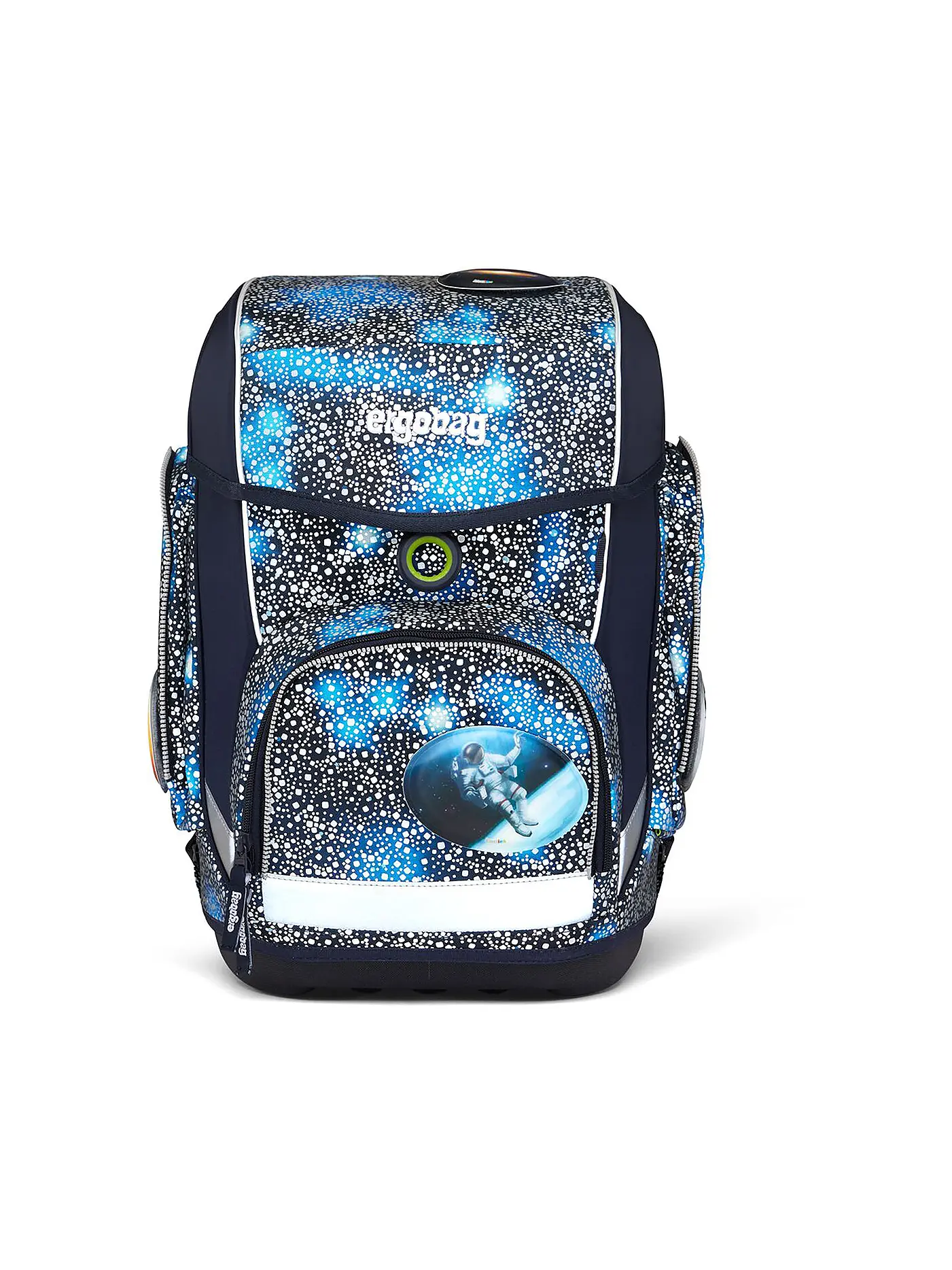 ERGOBAG | Schultaschen Set 5tlg Cubo Bär Anhalter durch die Galaxis | schwarz