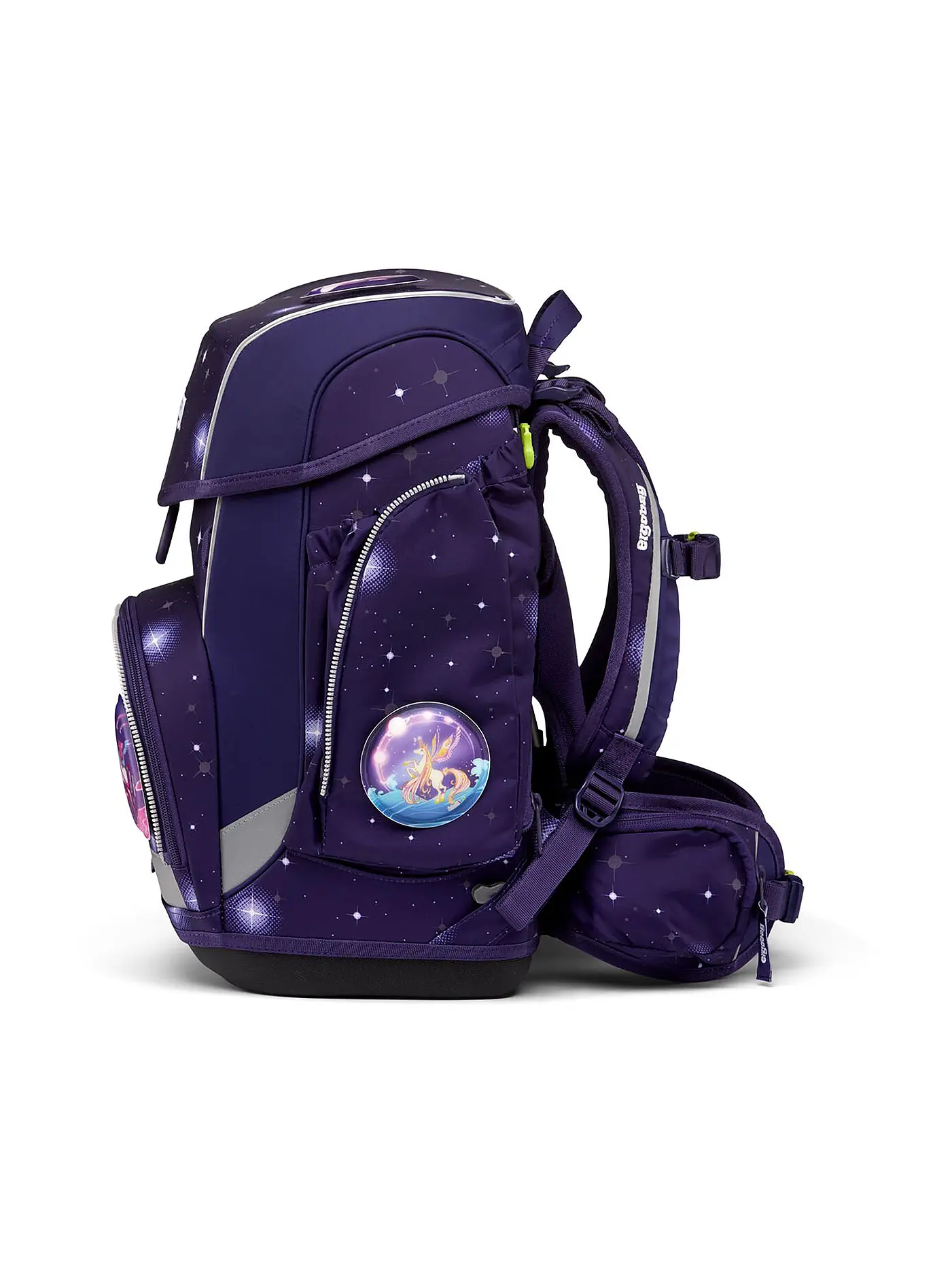 ERGOBAG | Schultaschen Set 5tlg Cubo Bärgasus | lila