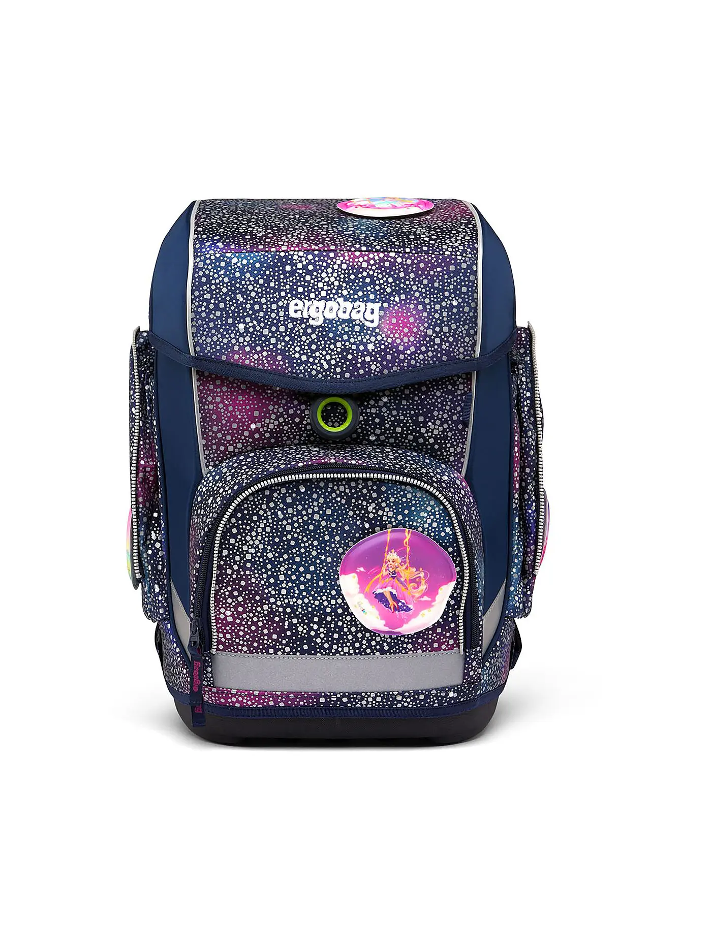 ERGOBAG | Schultaschen Set 5tlg Cubo Bärlaxy | lila