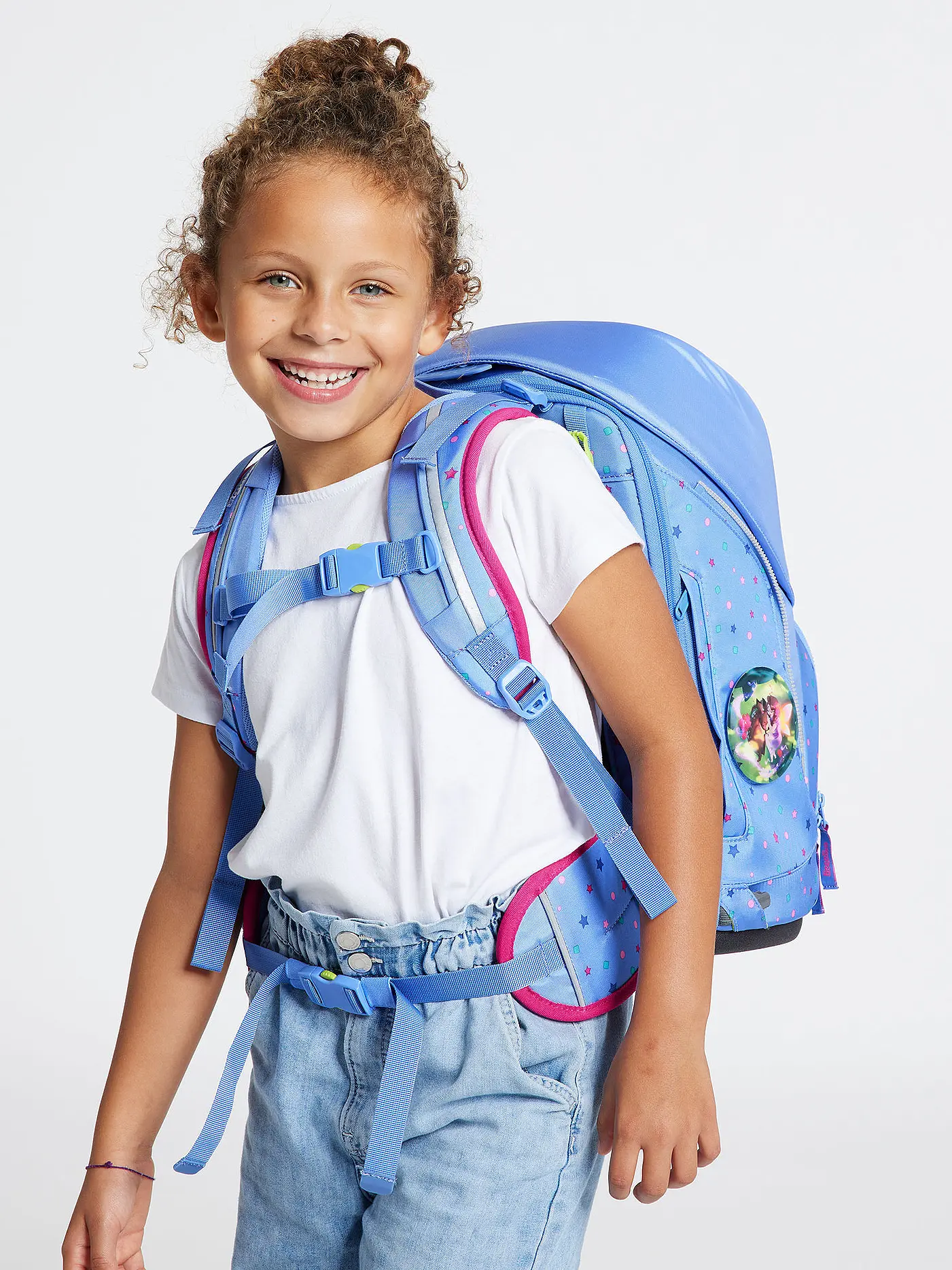 ERGOBAG | Schultaschen Set 5tlg Wide - Bärzaubernd | hellblau