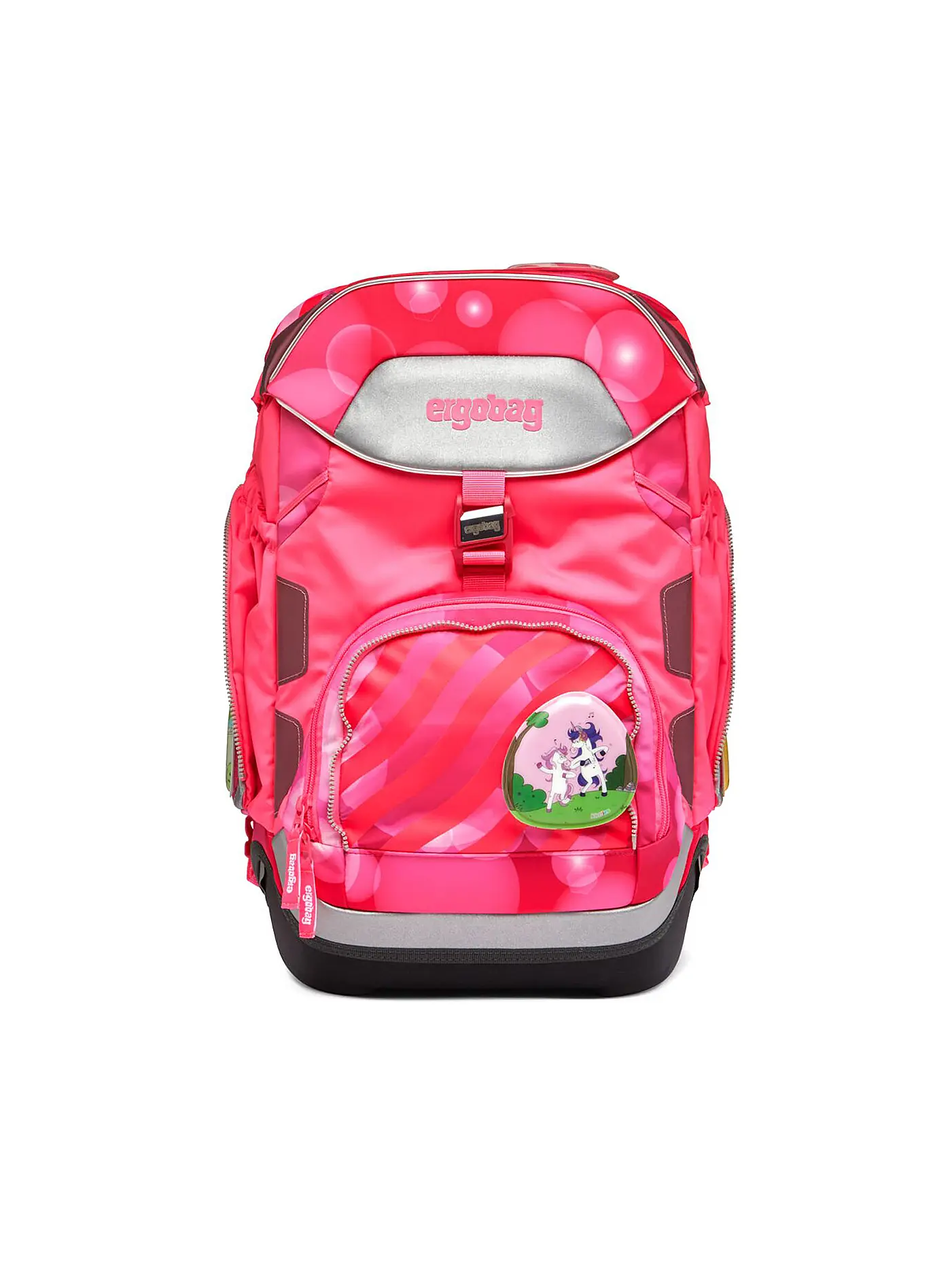 ERGOBAG | Schultaschen Set 6 tlg Pack KuntBärbuntes Einhorn | rot