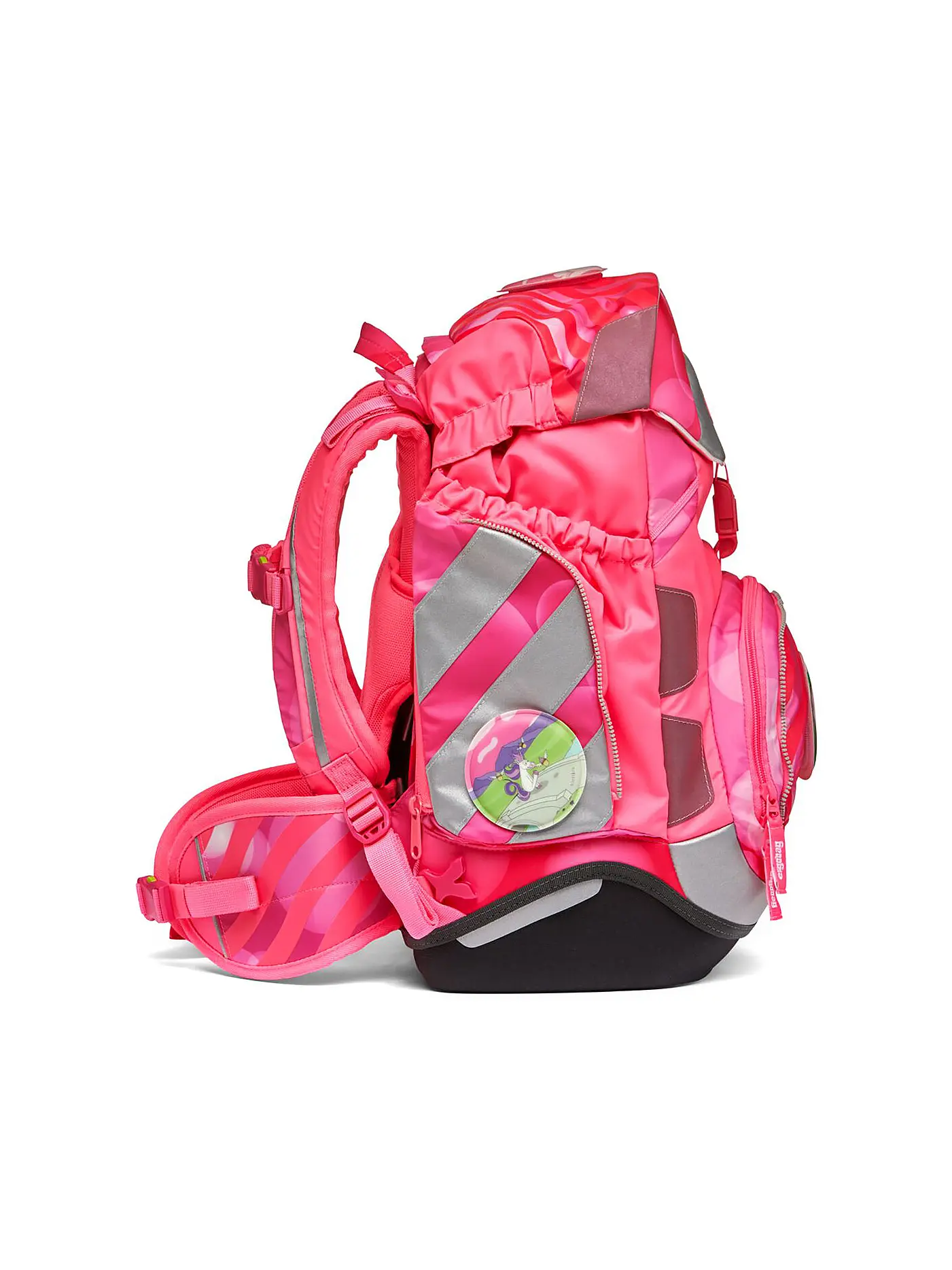 ERGOBAG | Schultaschen Set 6 tlg Pack KuntBärbuntes Einhorn | rot