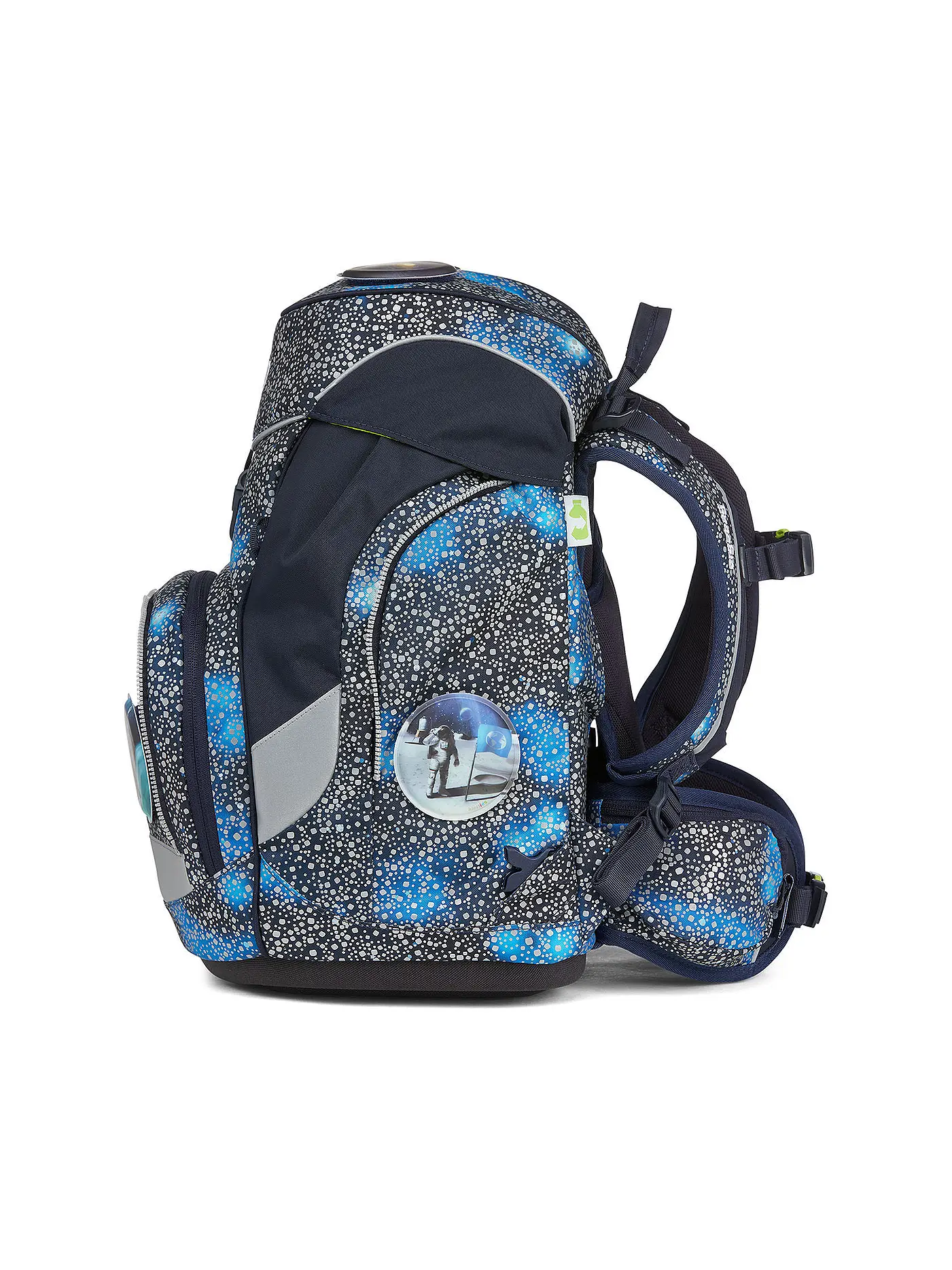 ERGOBAG | Schultaschen Set 6tlg. Pack - Bär Anhalter durch die Galaxie | dunkelblau