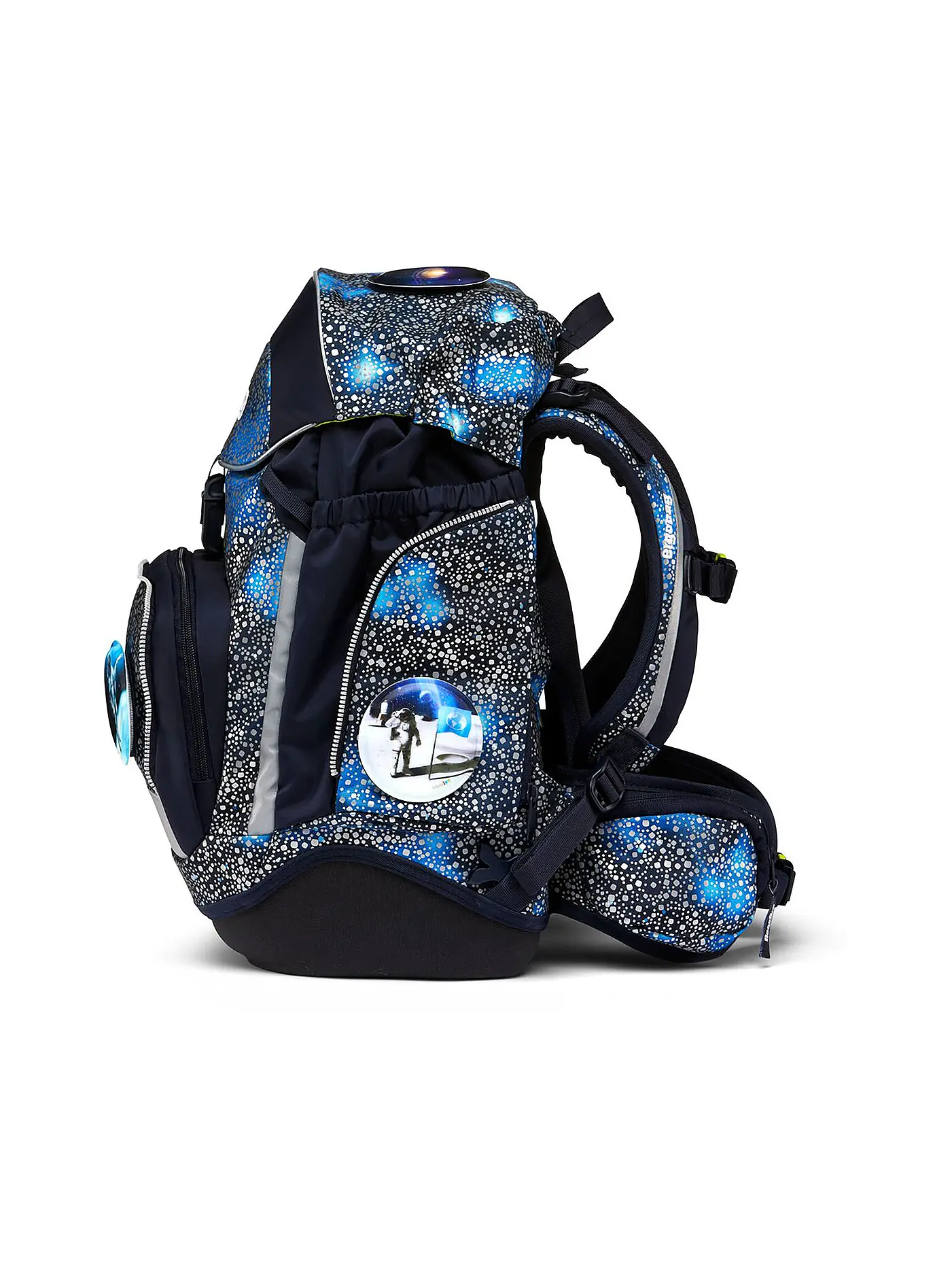 ERGOBAG | Schultaschen Set 6tlg. Pack - Bär Anhalter durch die Galaxis | schwarz
