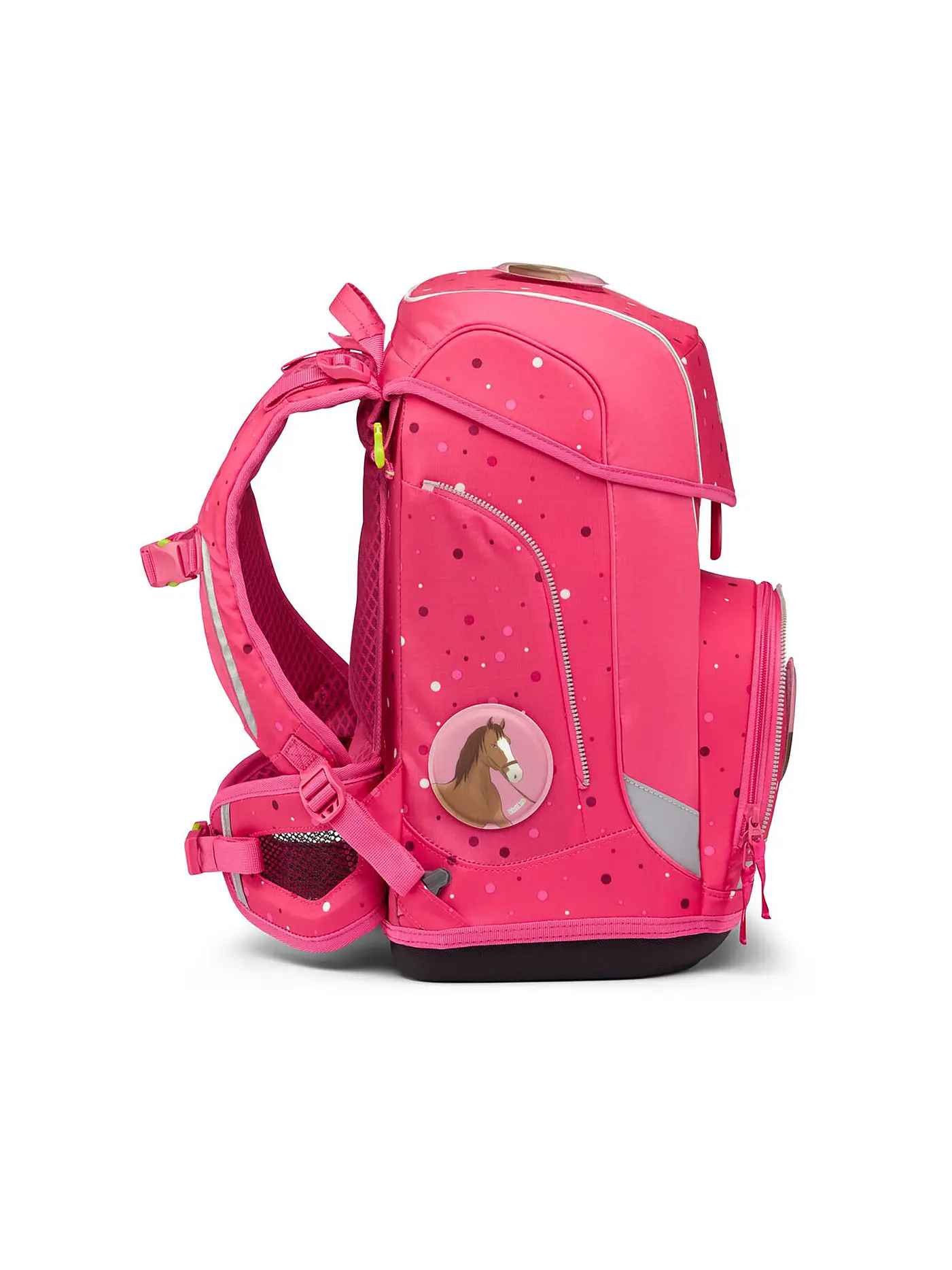 ERGOBAG | Schultaschen Set Cubo Light 6tlg Urlaub auf dem ReitBärhof | pink