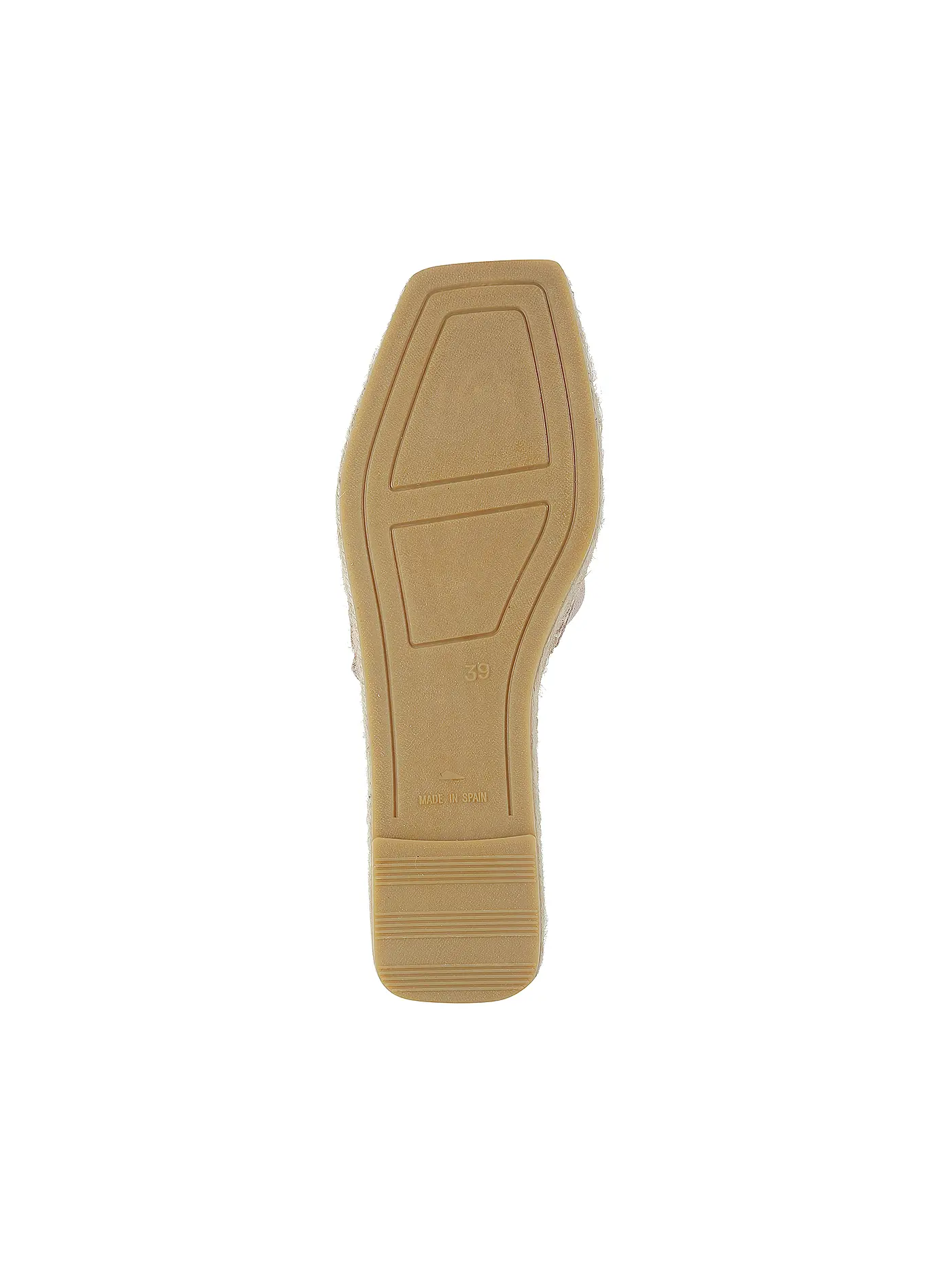 ESPADRIJ L'ORIGINALE | Pantoletten CARRE BOUCLE | beige