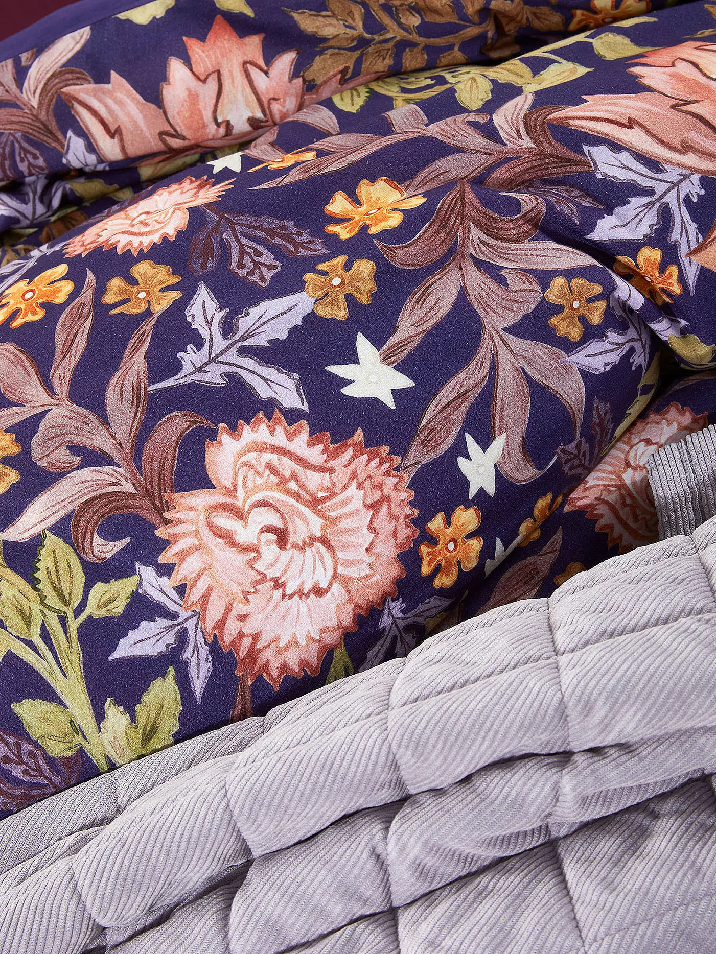 ESSENZA | Bettwäsche Garnitur VERON 70x90cm/140x200cm Boylish Blue | dunkelblau
