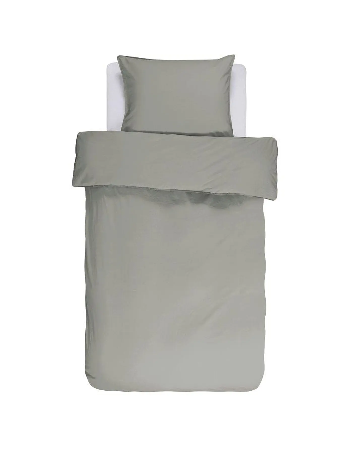 ESSENZA | Renforce-Bettwäsche "Guy" 70x90cm / 140x200cm (Stone) | grau