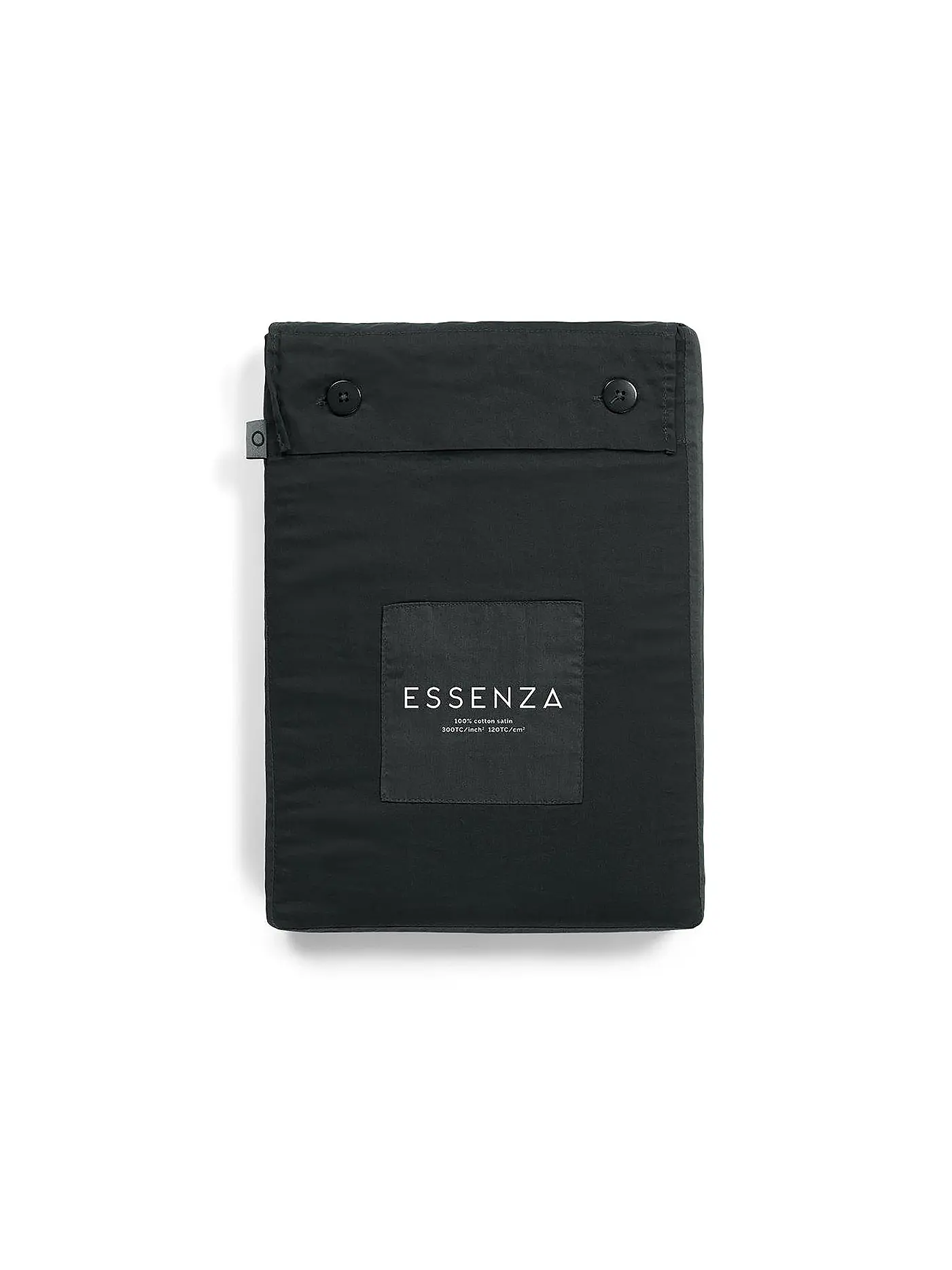 ESSENZA | Satin-Bettwäsche "Minte" 70x90cm/140x200cm Anthracite | grau