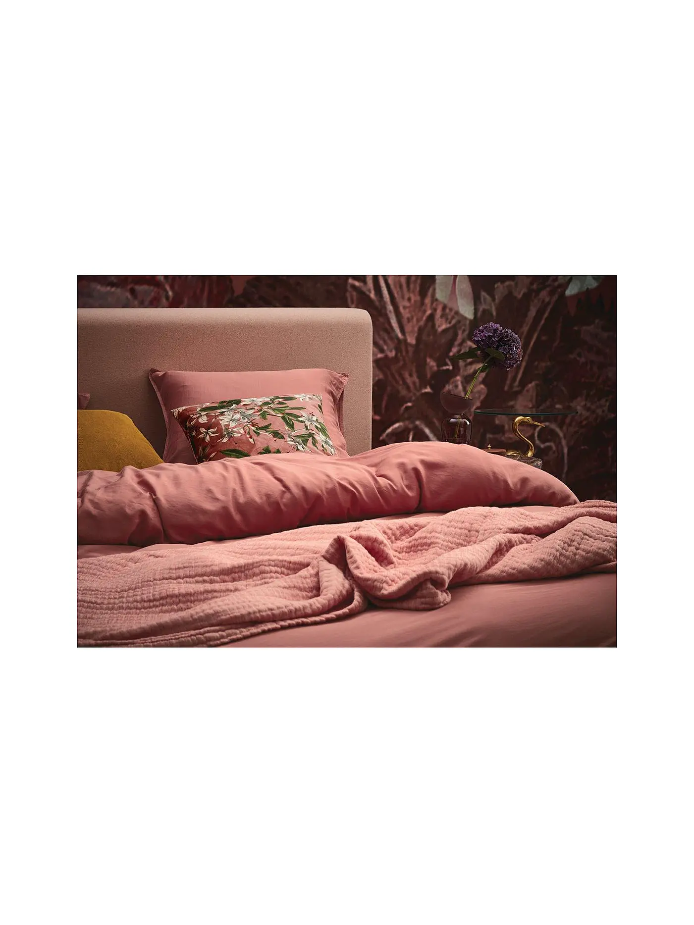ESSENZA | Satin-Bettwäsche 70x90cm/140x200cm Dusty Rose | rosa