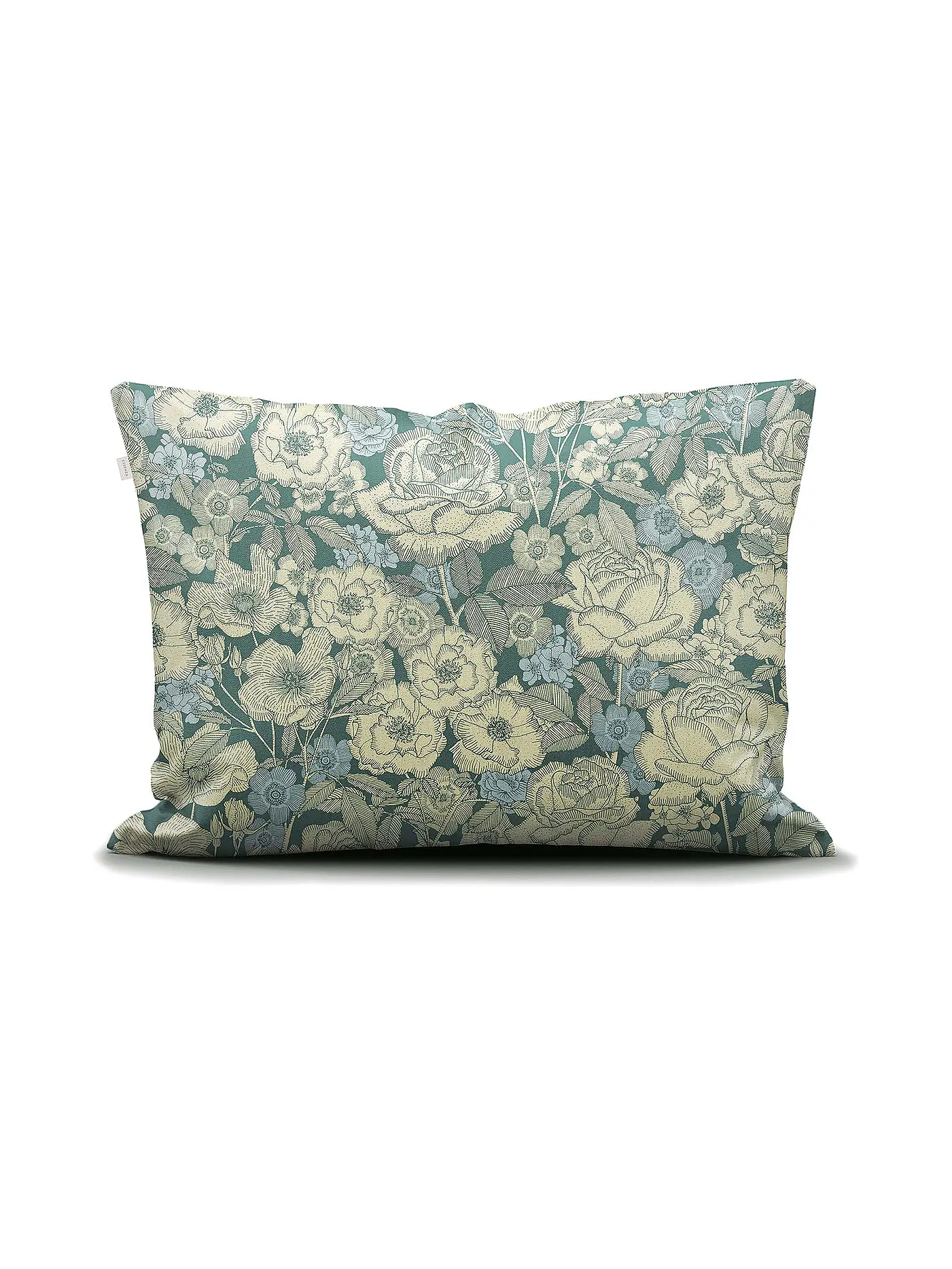 ESSENZA | Twill Bettwäsche CAMILLE 70x90cm / 140x200cm Reef Green | hellblau