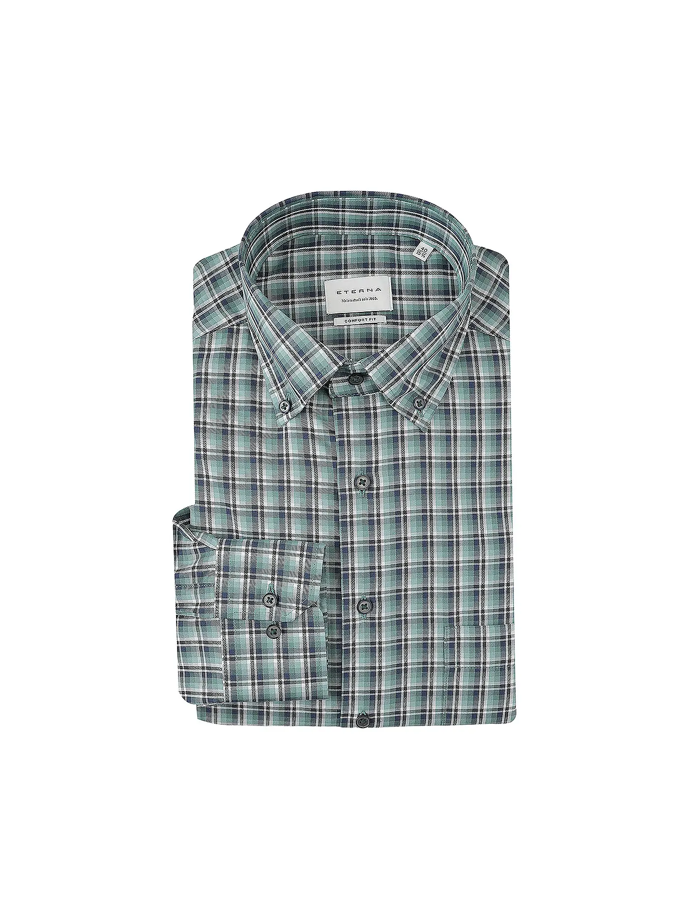 ETERNA | Hemd Comfort Fit  | grün
