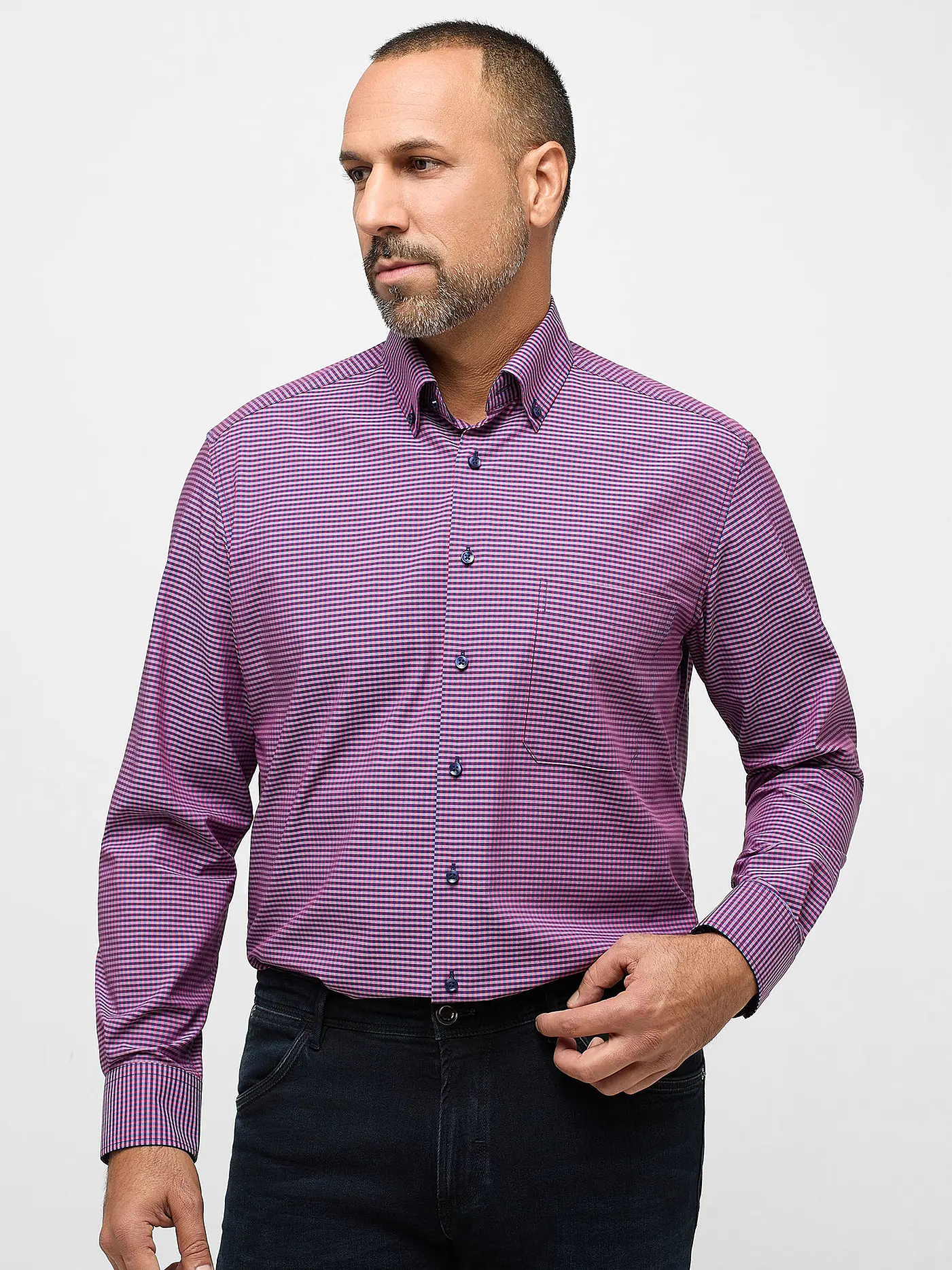 ETERNA | Hemd Comfort Fit  | rot