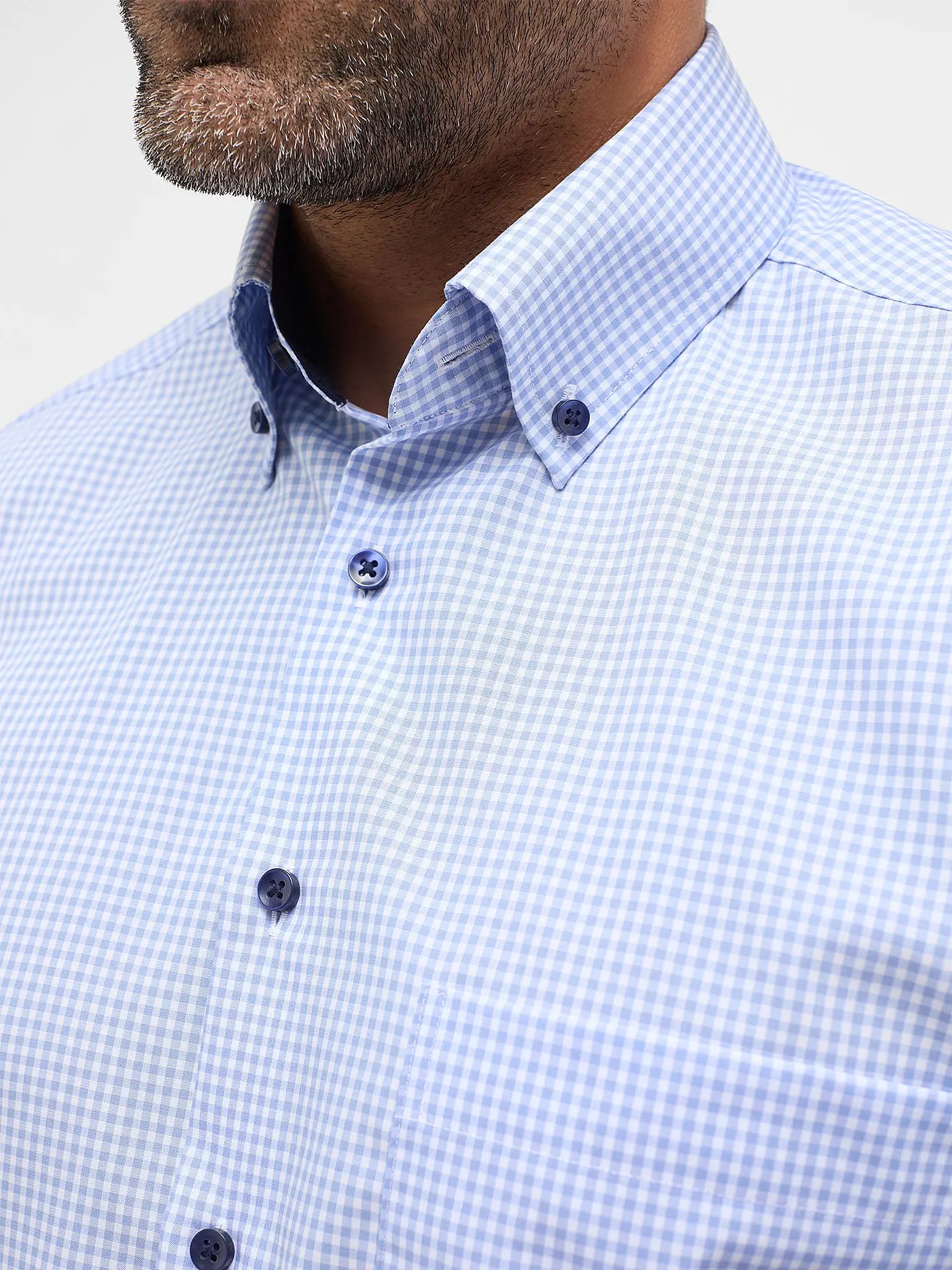 ETERNA | Hemd Comfort Fit  | blau