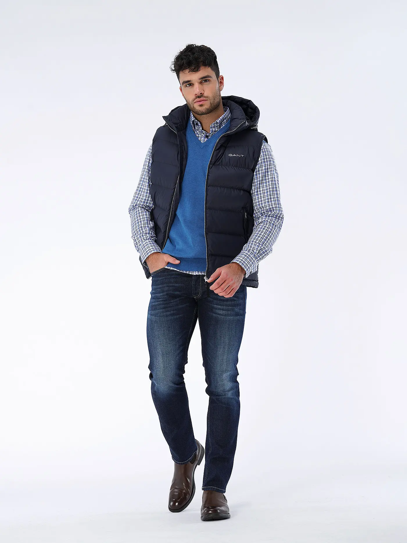 ETERNA | Hemd Comfort Fit | blau