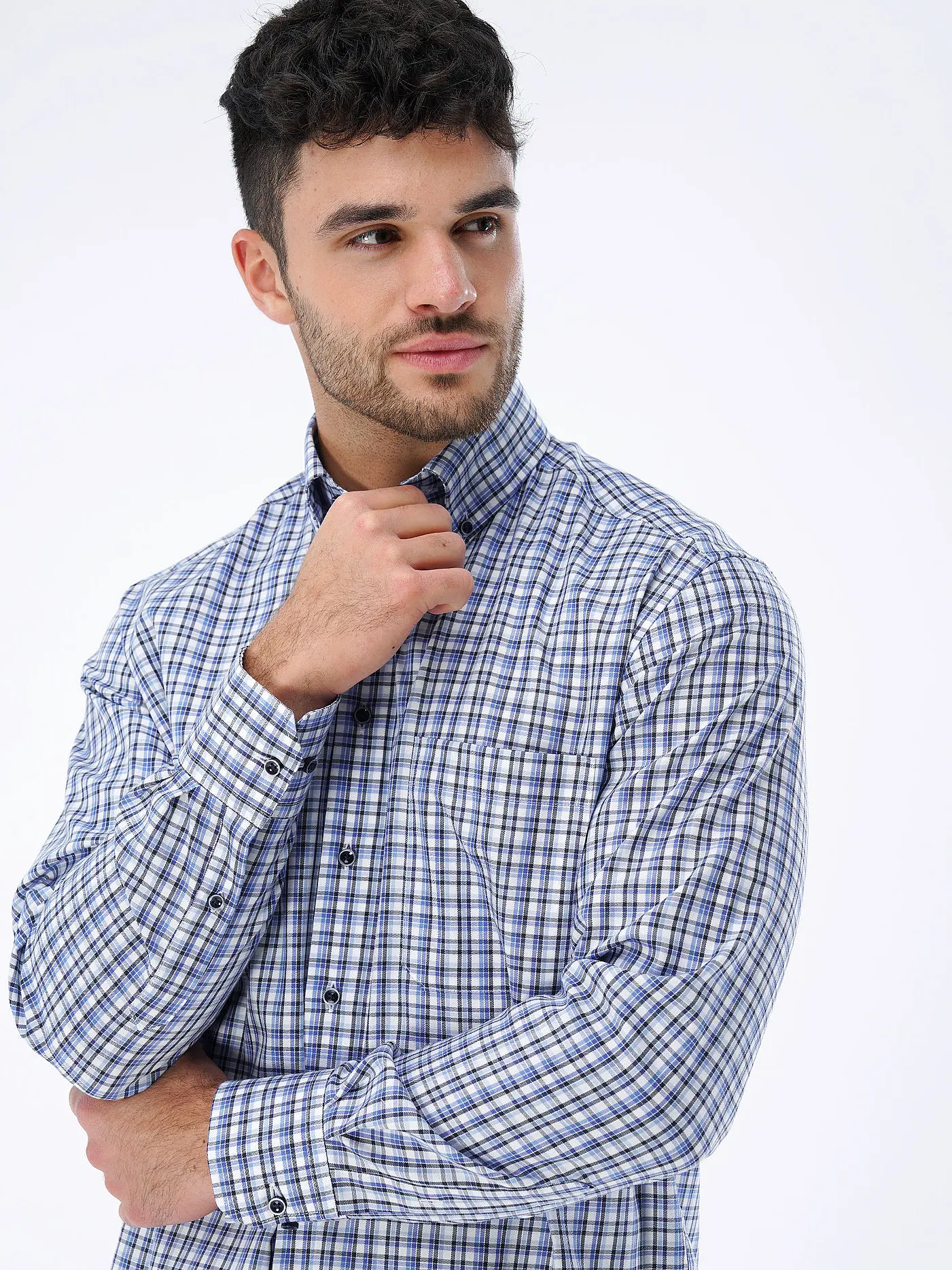 ETERNA | Hemd Comfort Fit | blau