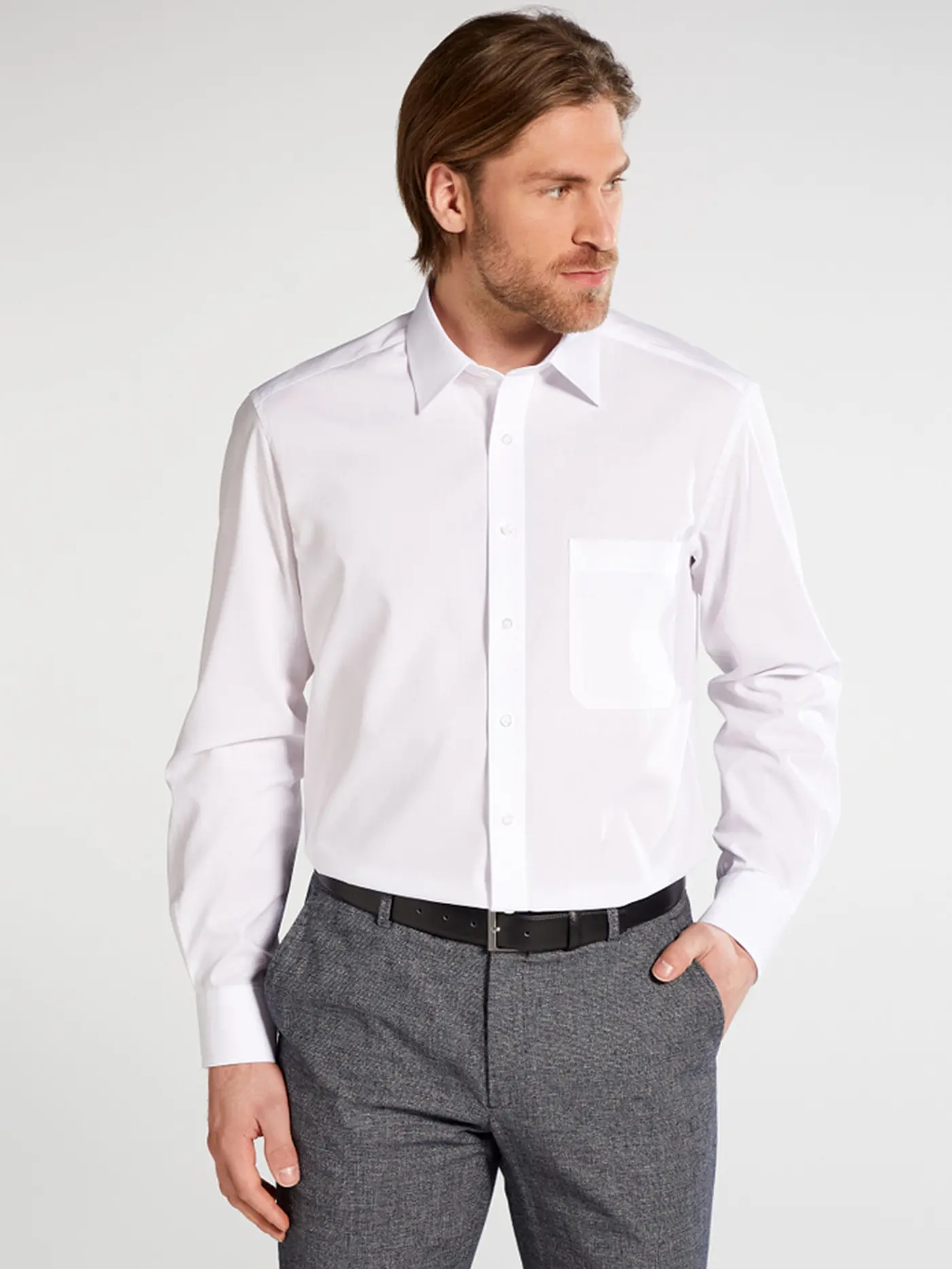 ETERNA | Hemd Comfort Fit | weiss