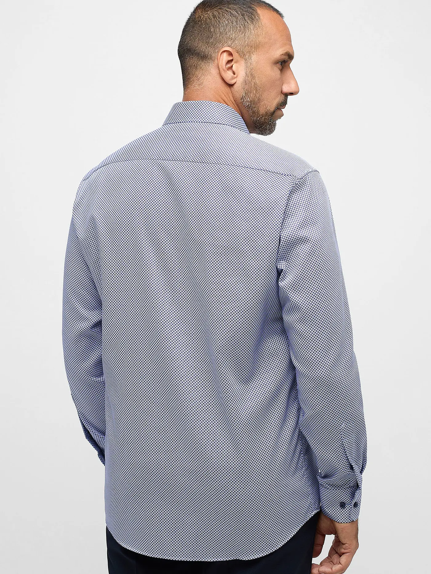 ETERNA | Hemd Comfort Fit | blau