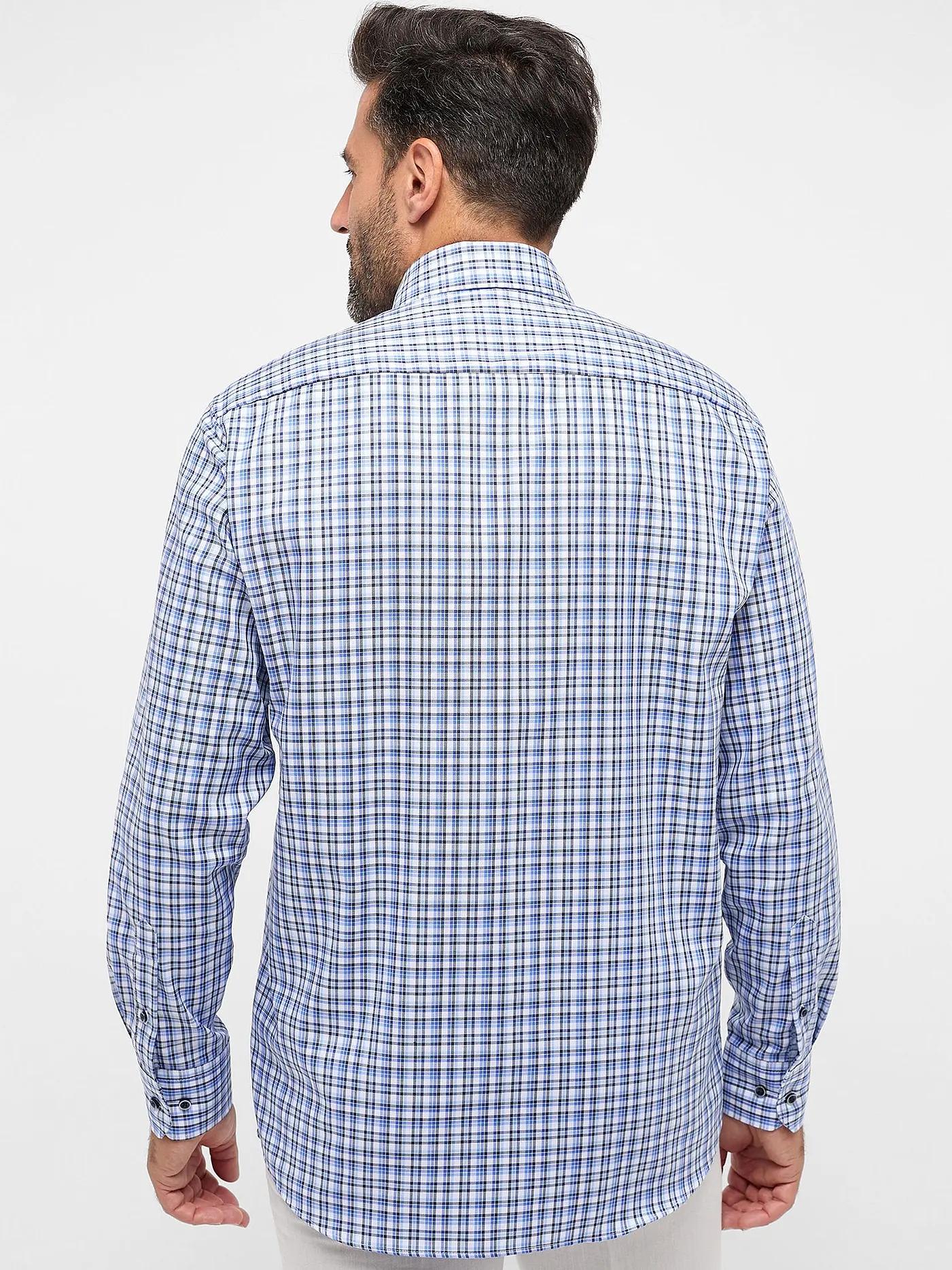 ETERNA | Hemd Comfort Fit | blau