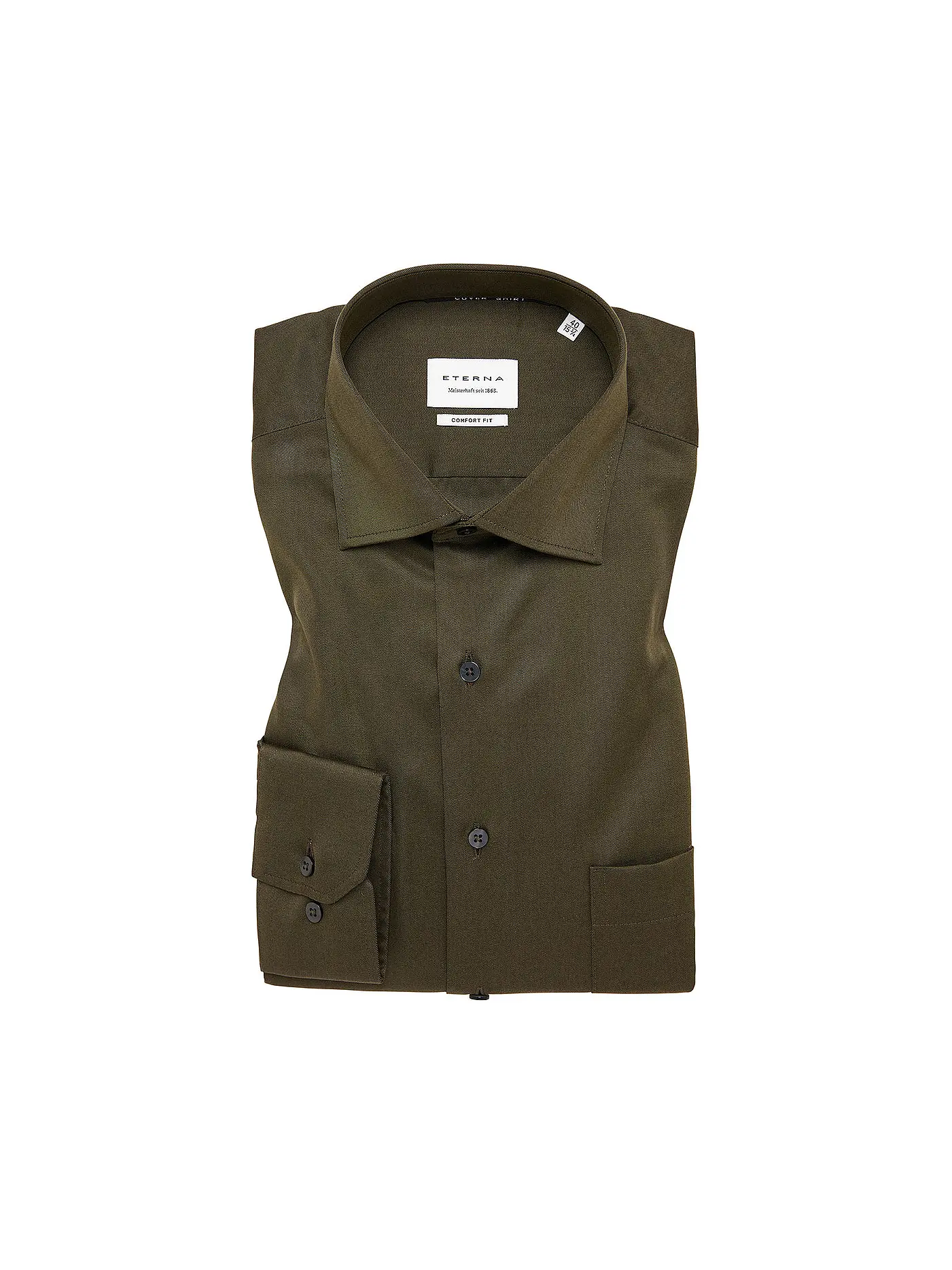 ETERNA | Hemd COVERSHIRT | olive