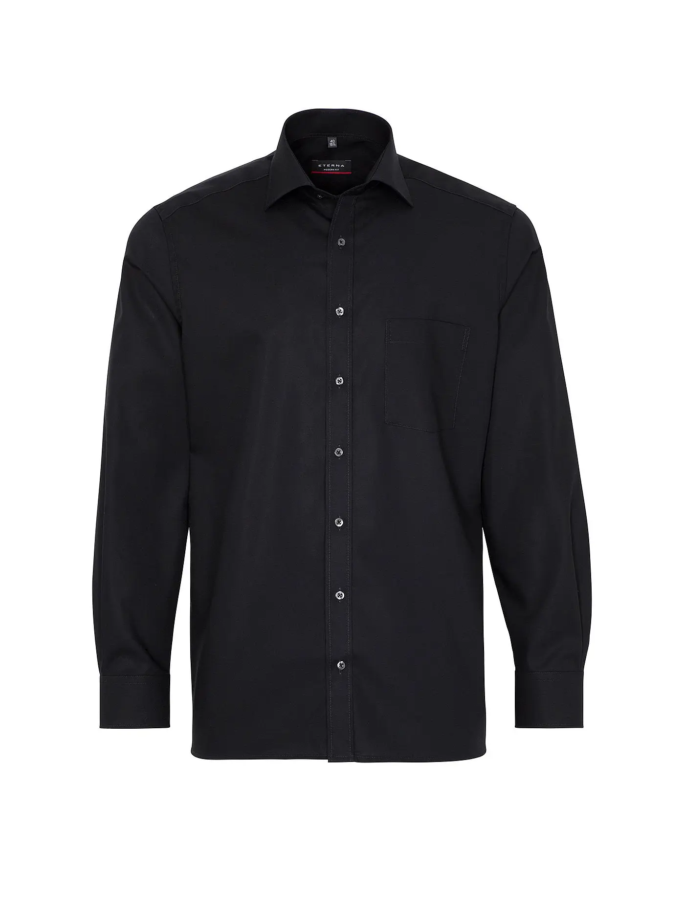 ETERNA | Hemd Modern Fit  | schwarz