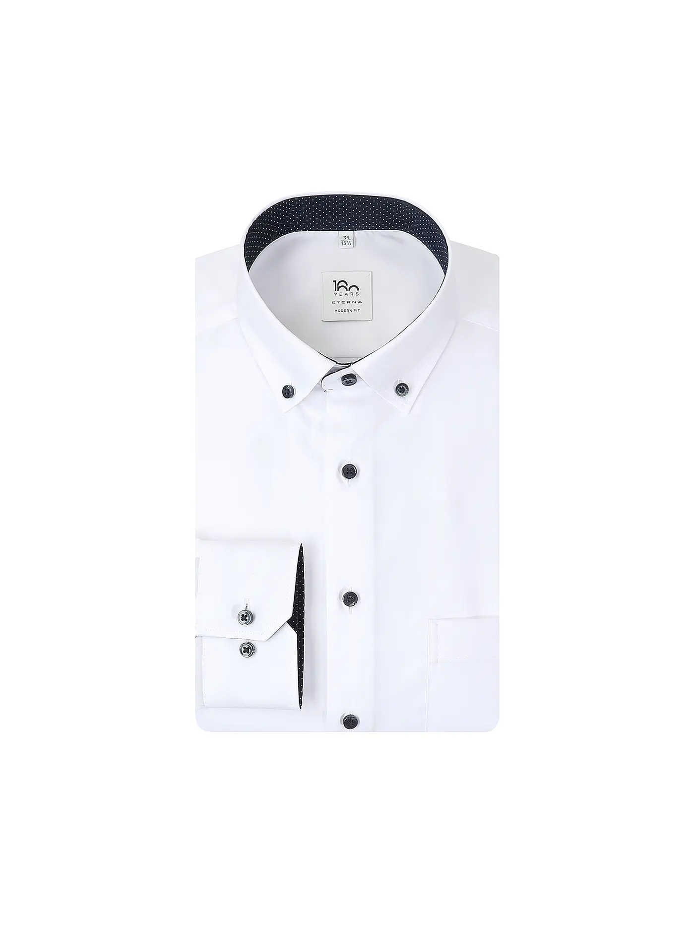 ETERNA | Hemd Modern Fit  | weiss