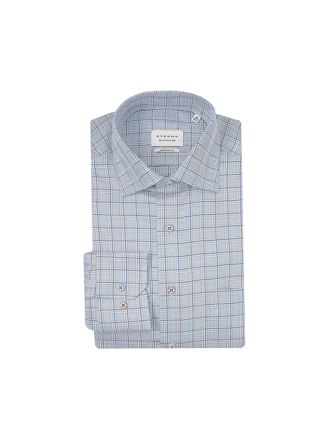ETERNA | Hemd Modern Fit  | beige