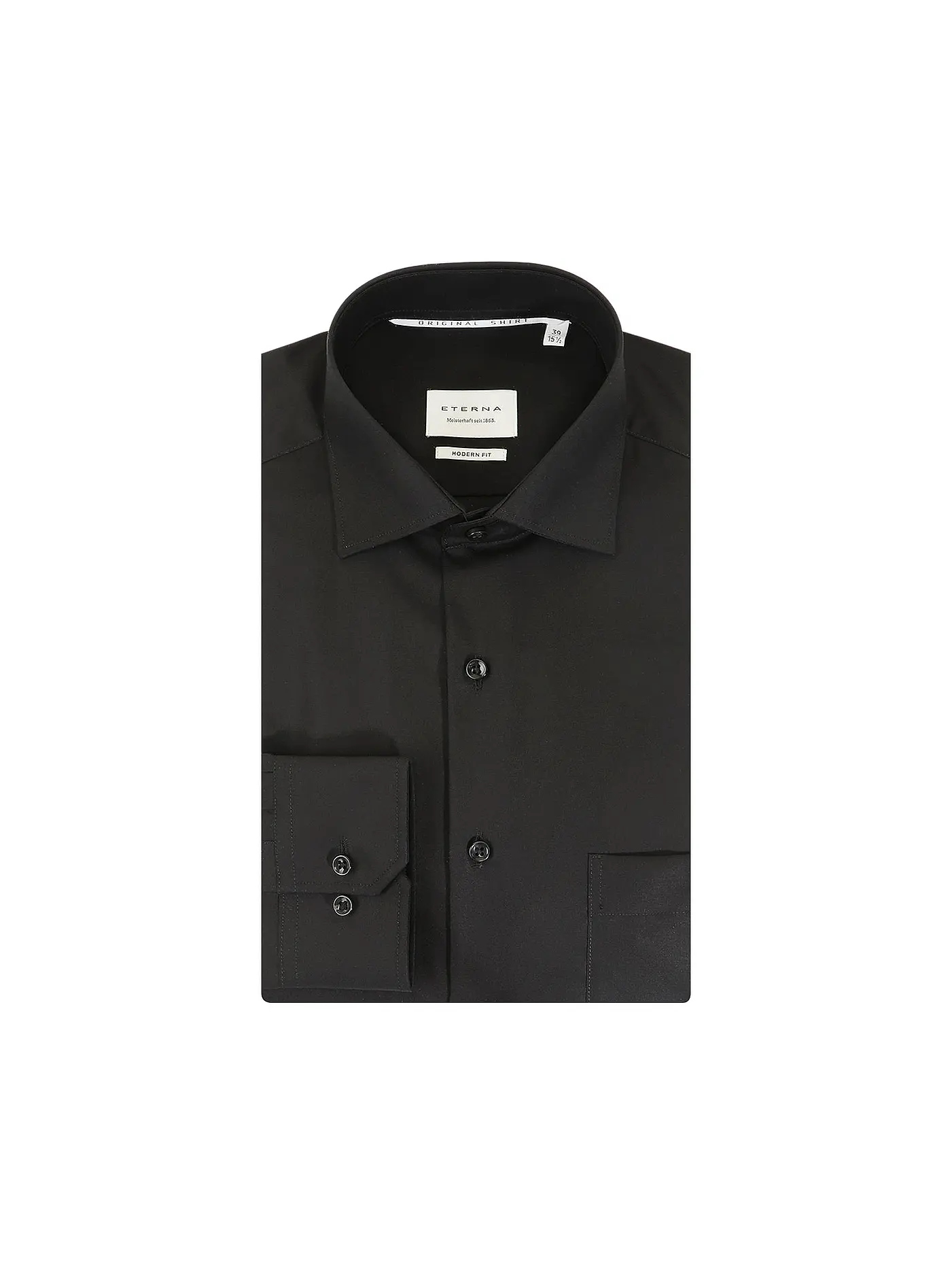 ETERNA | Hemd Modern Fit  | schwarz