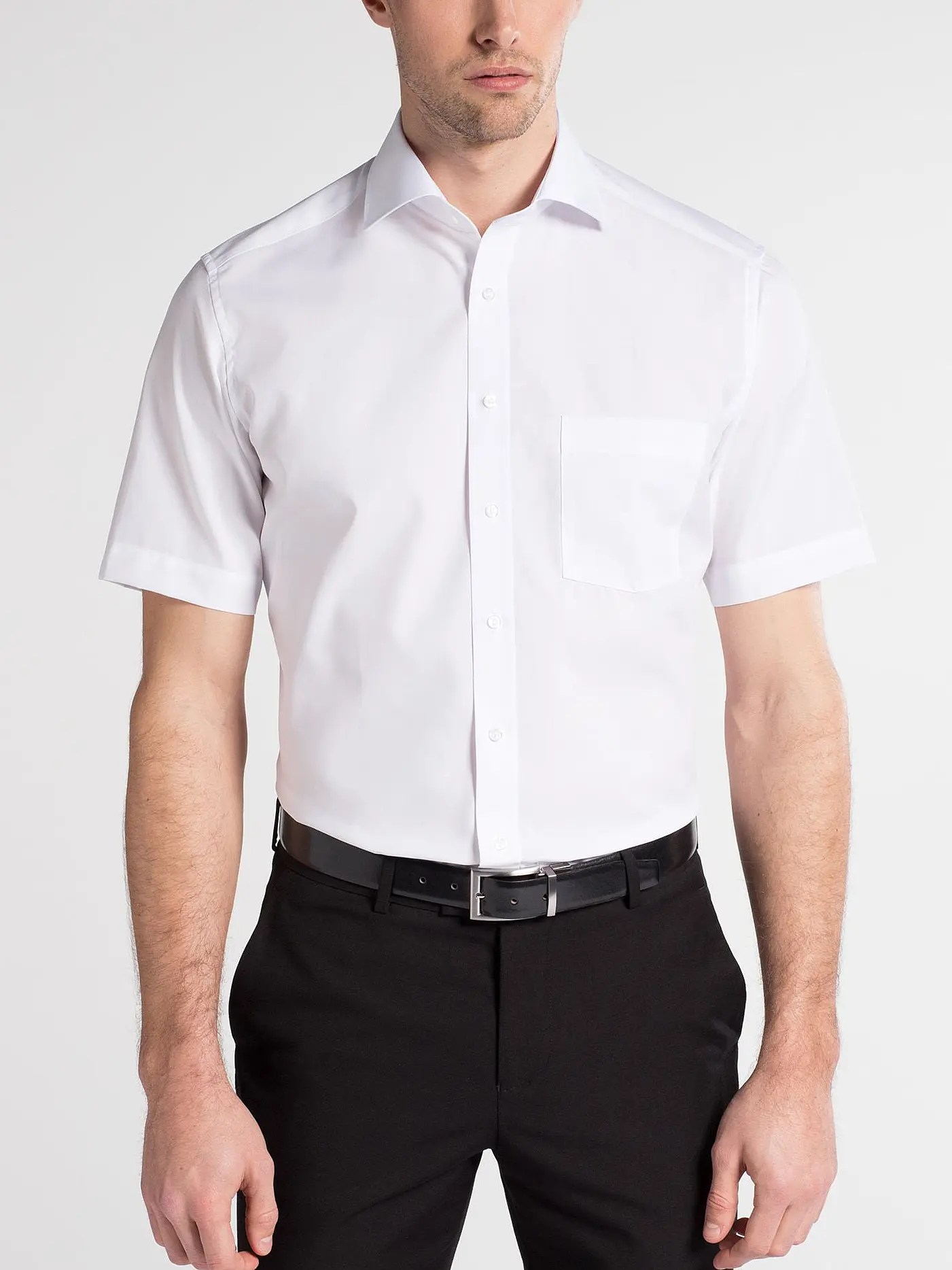 ETERNA | Hemd Modern Fit  | weiss