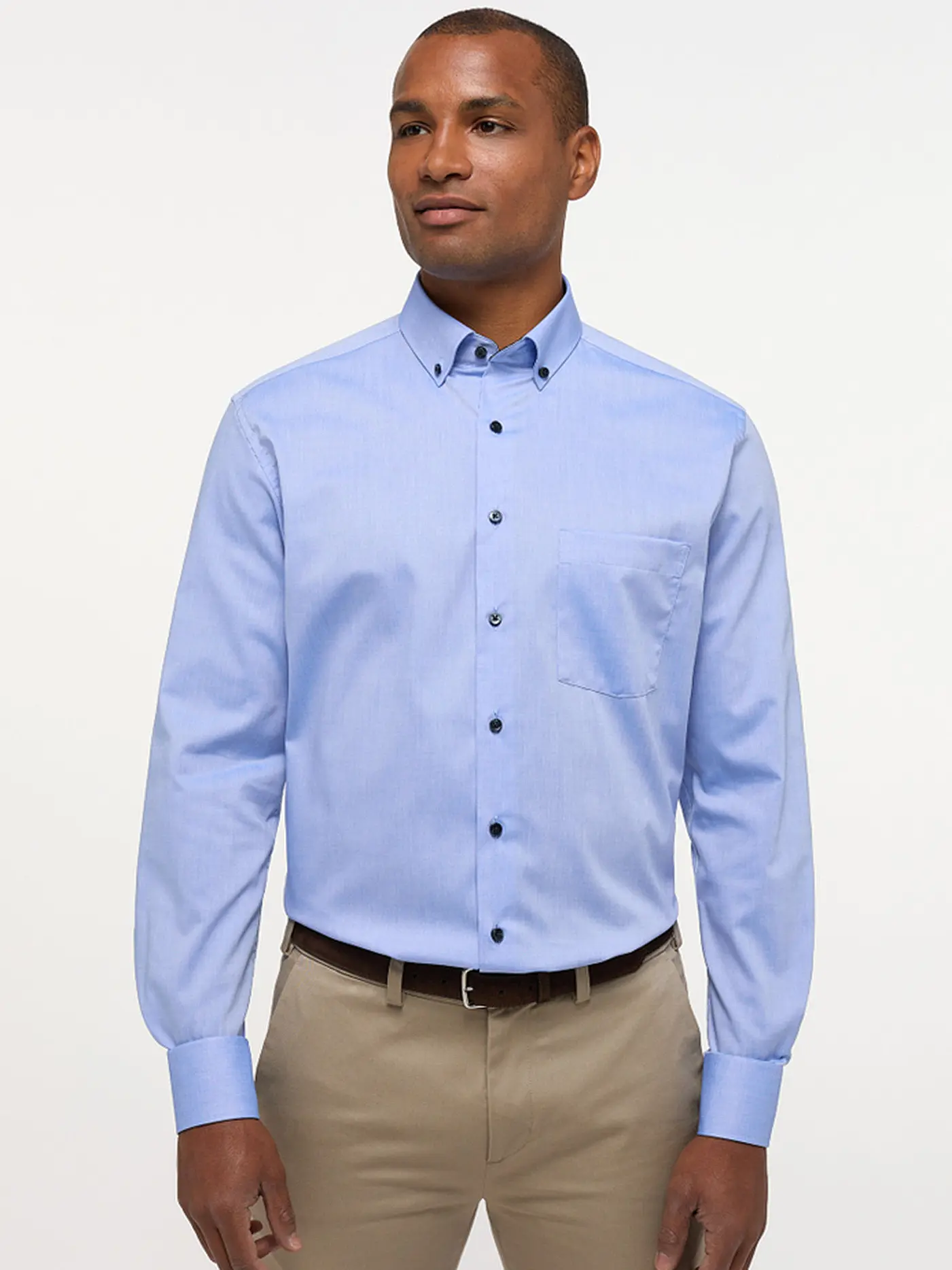ETERNA | Hemd Modern Fit  | blau