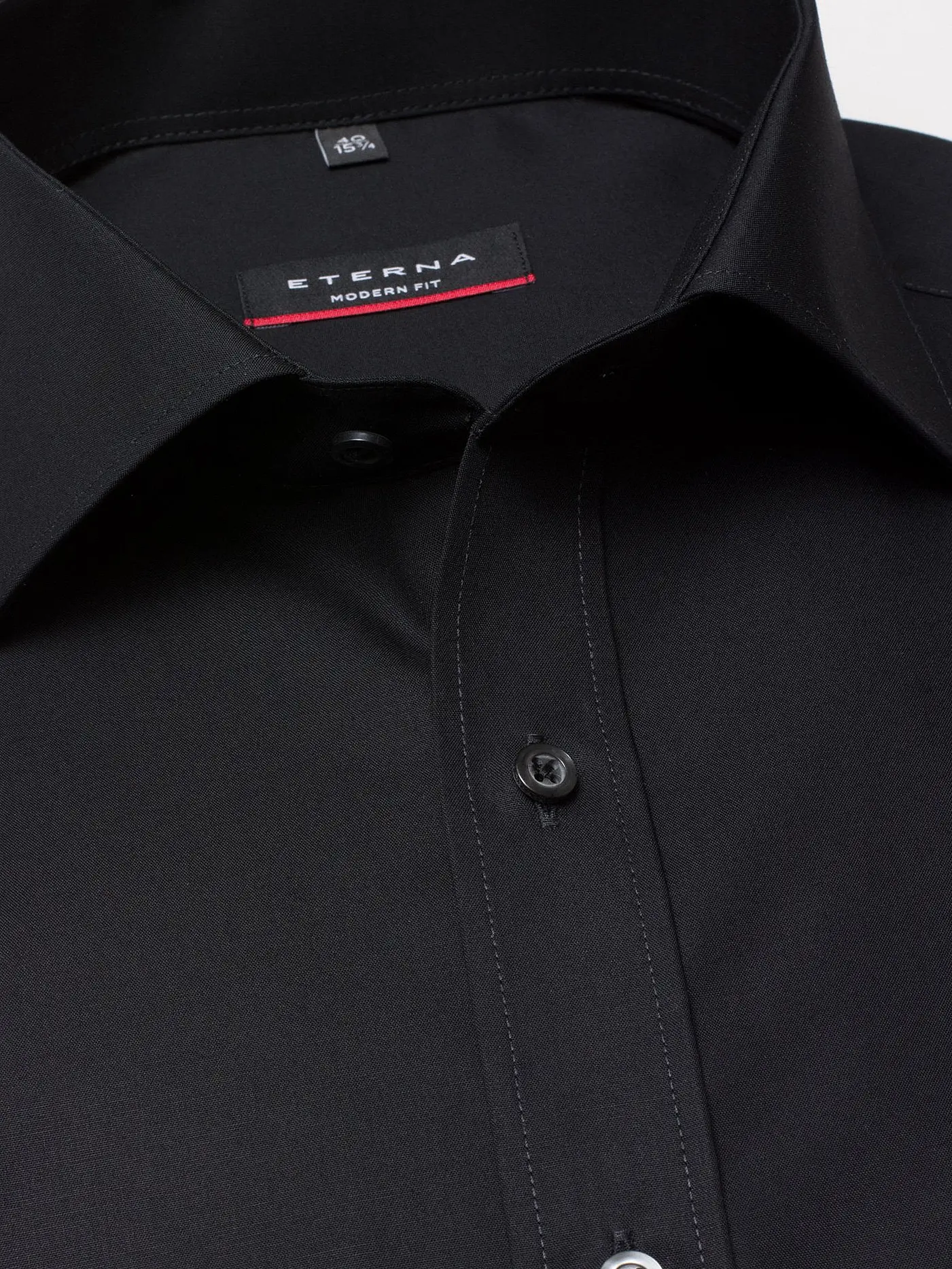 ETERNA | Hemd Modern Fit  | schwarz