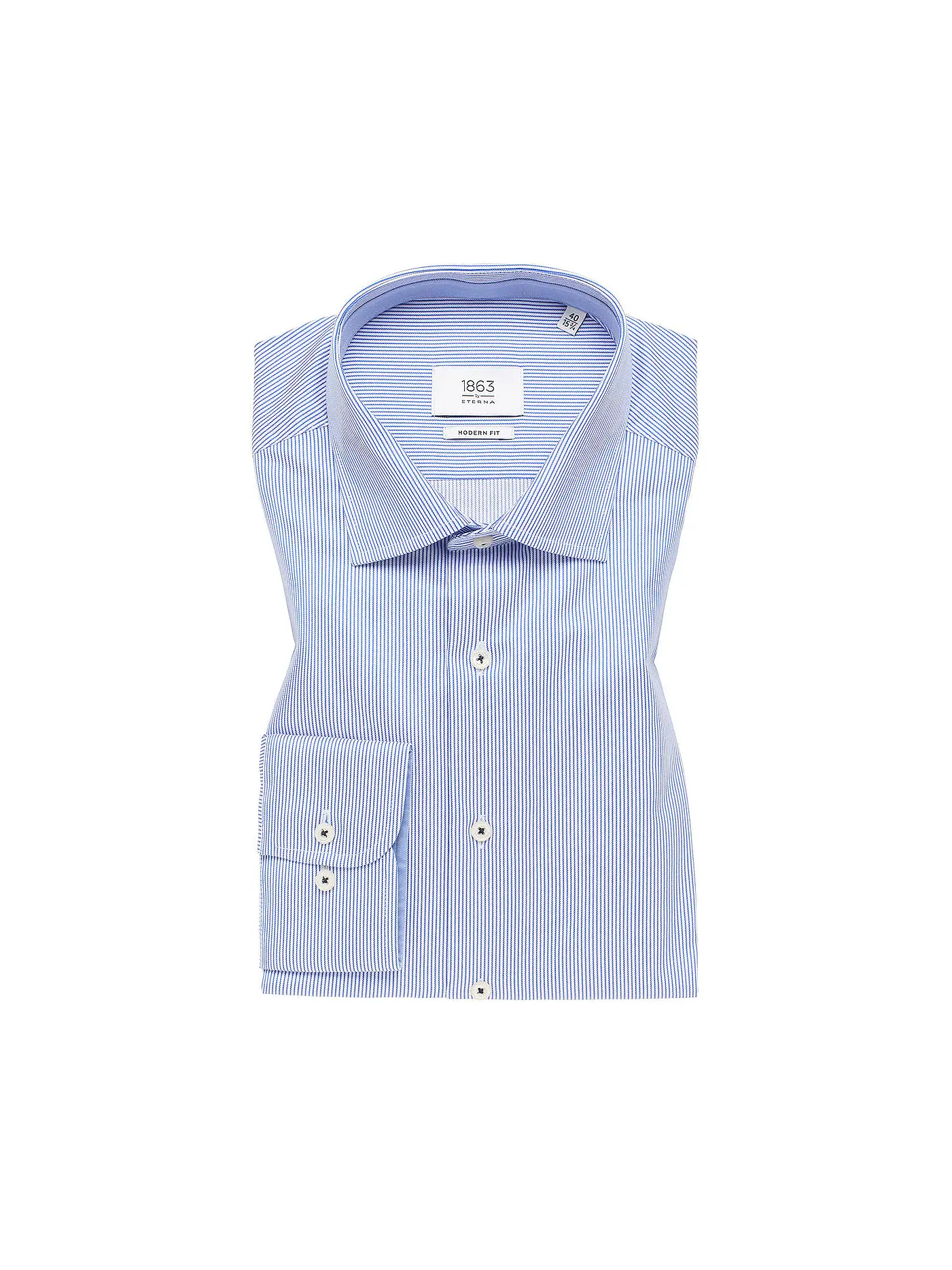 ETERNA | Hemd Modern Fit  | blau