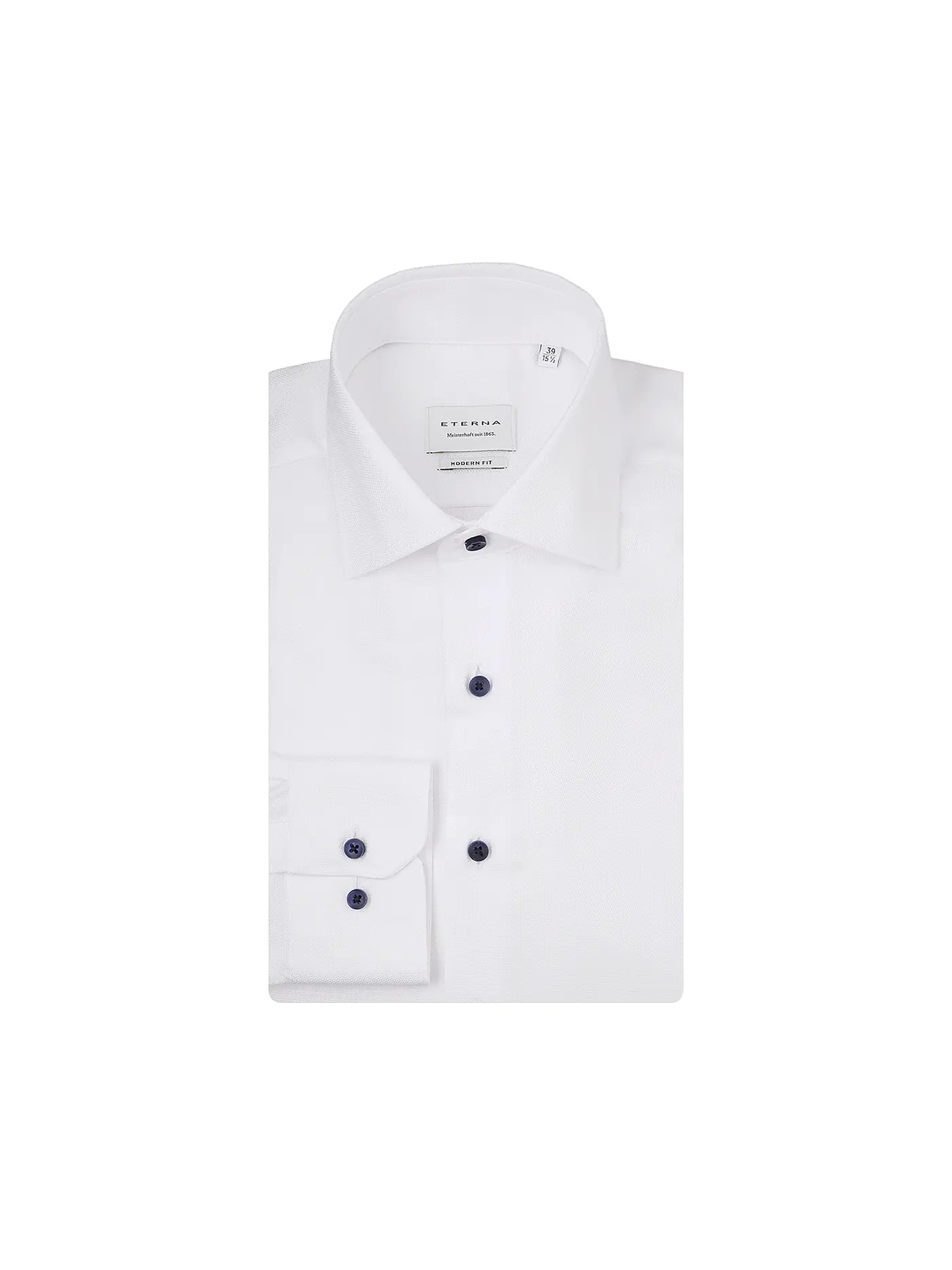 ETERNA | Hemd Modern Fit | weiss