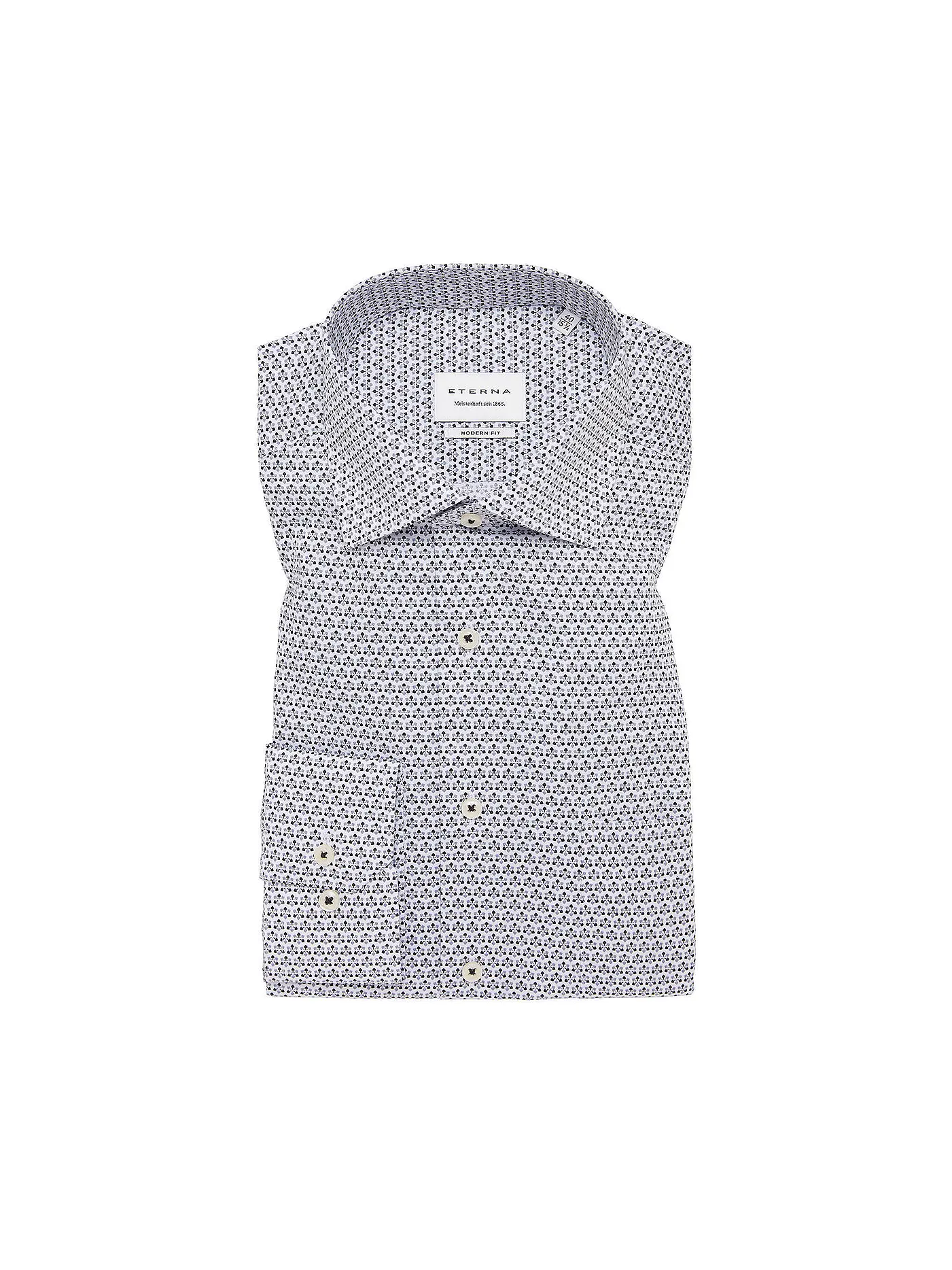 ETERNA | Hemd Modern Fit | hellgrau