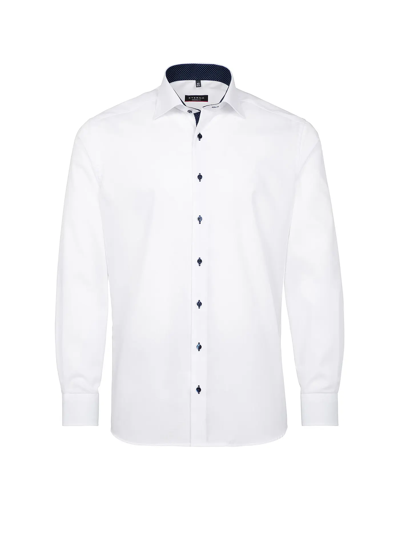 ETERNA | Hemd Modern Fit | weiss