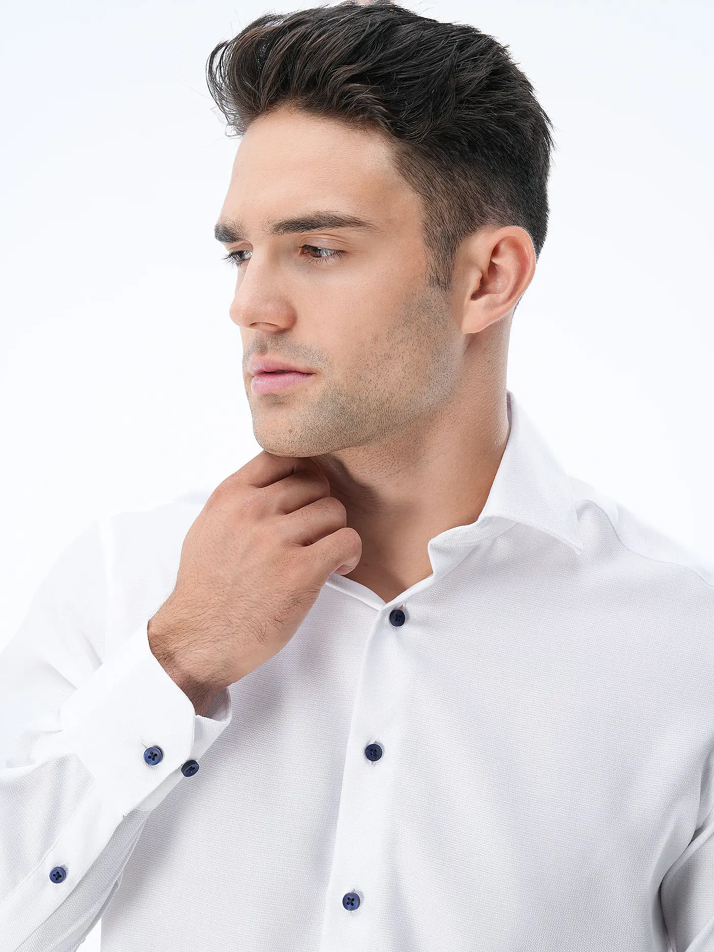 ETERNA | Hemd Modern Fit | weiss