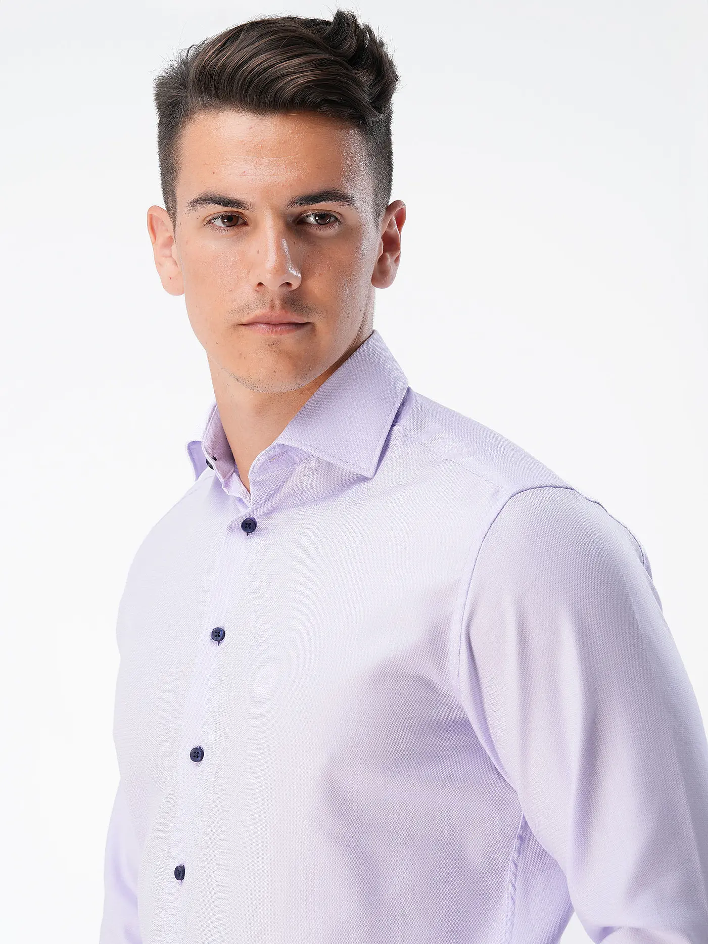 ETERNA | Hemd Modern Fit | lila