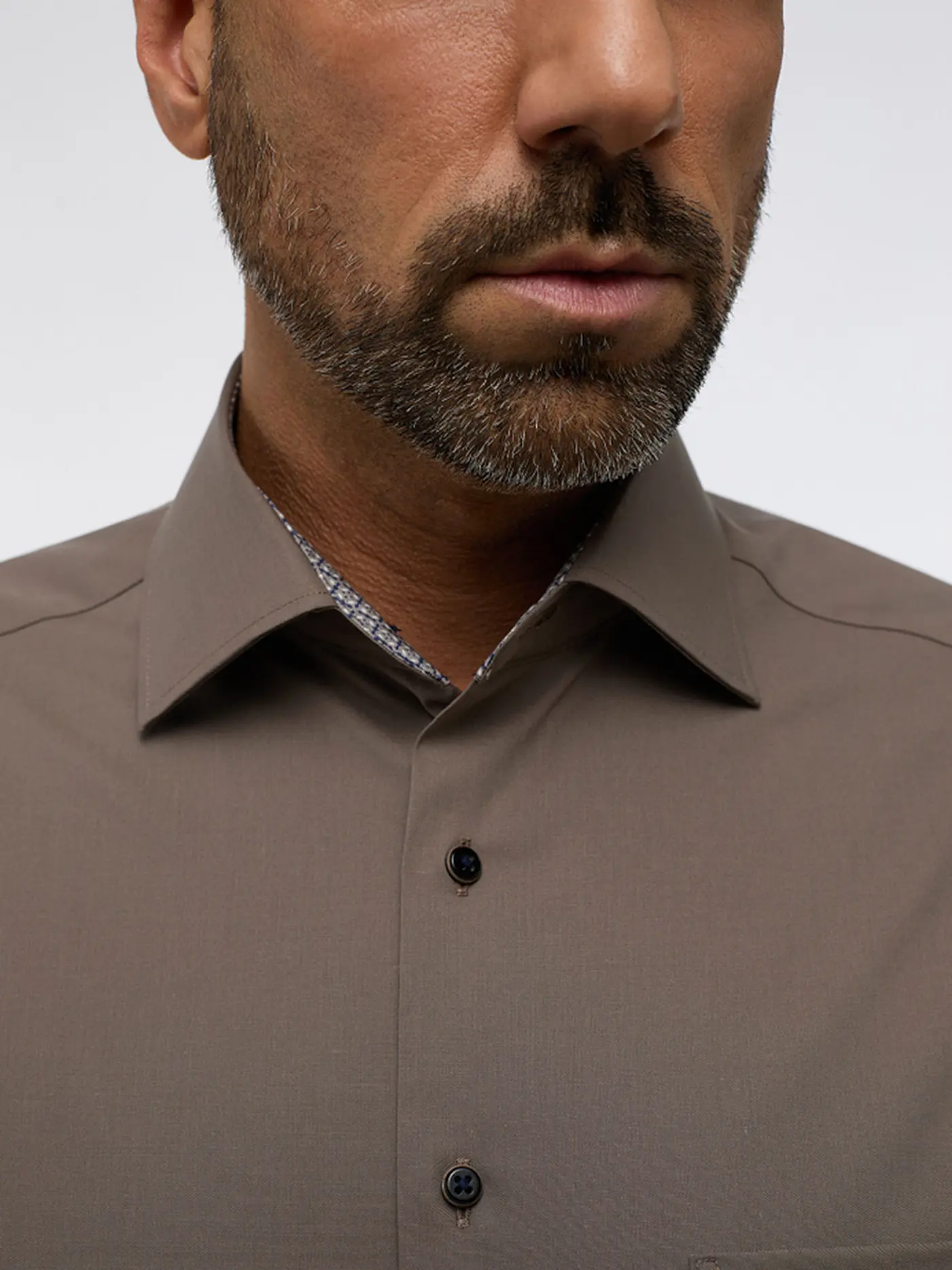 ETERNA | Hemd Modern Fit | grau
