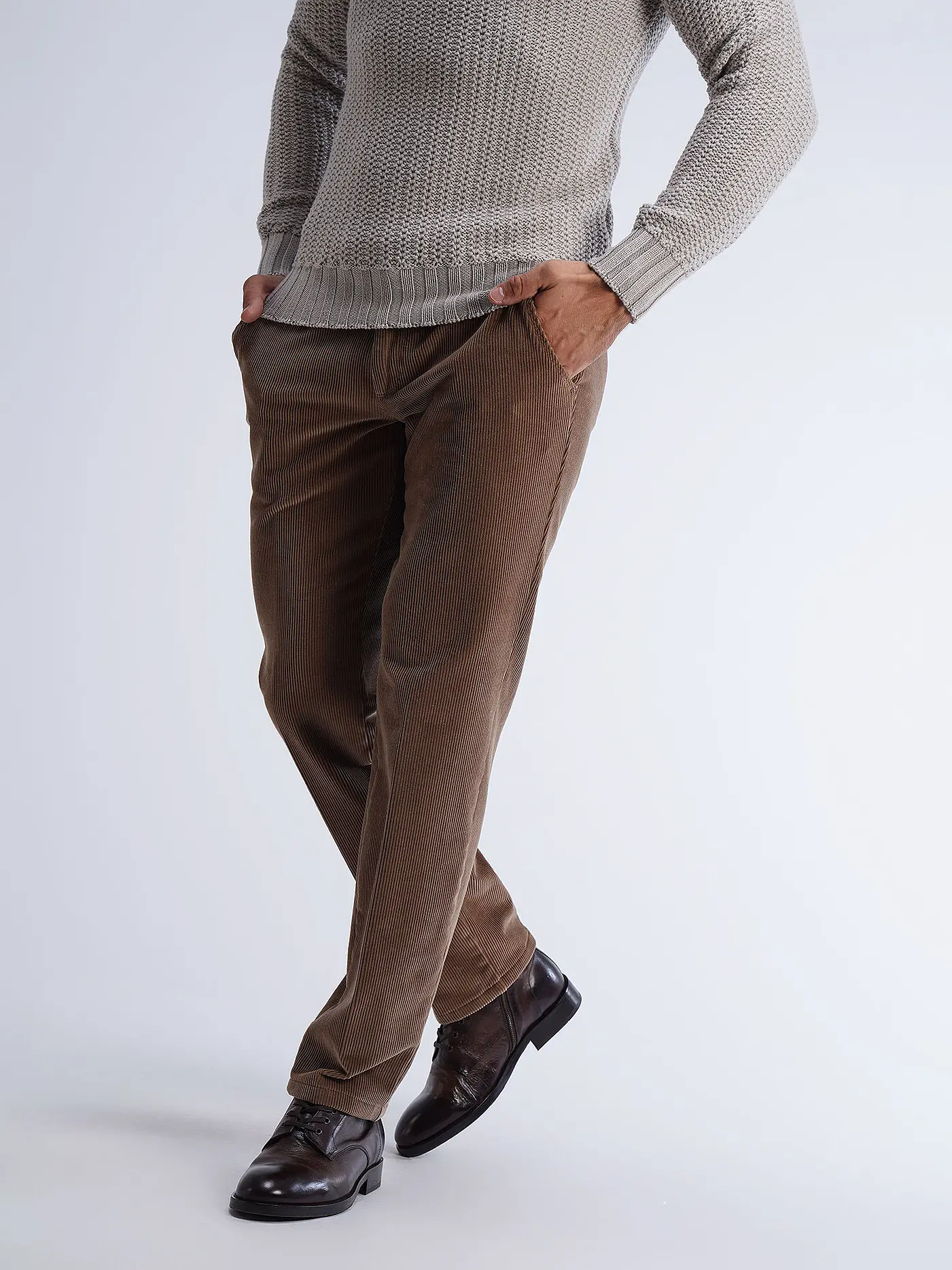 EUREX | Cordhose Regular Fit JIM | camel