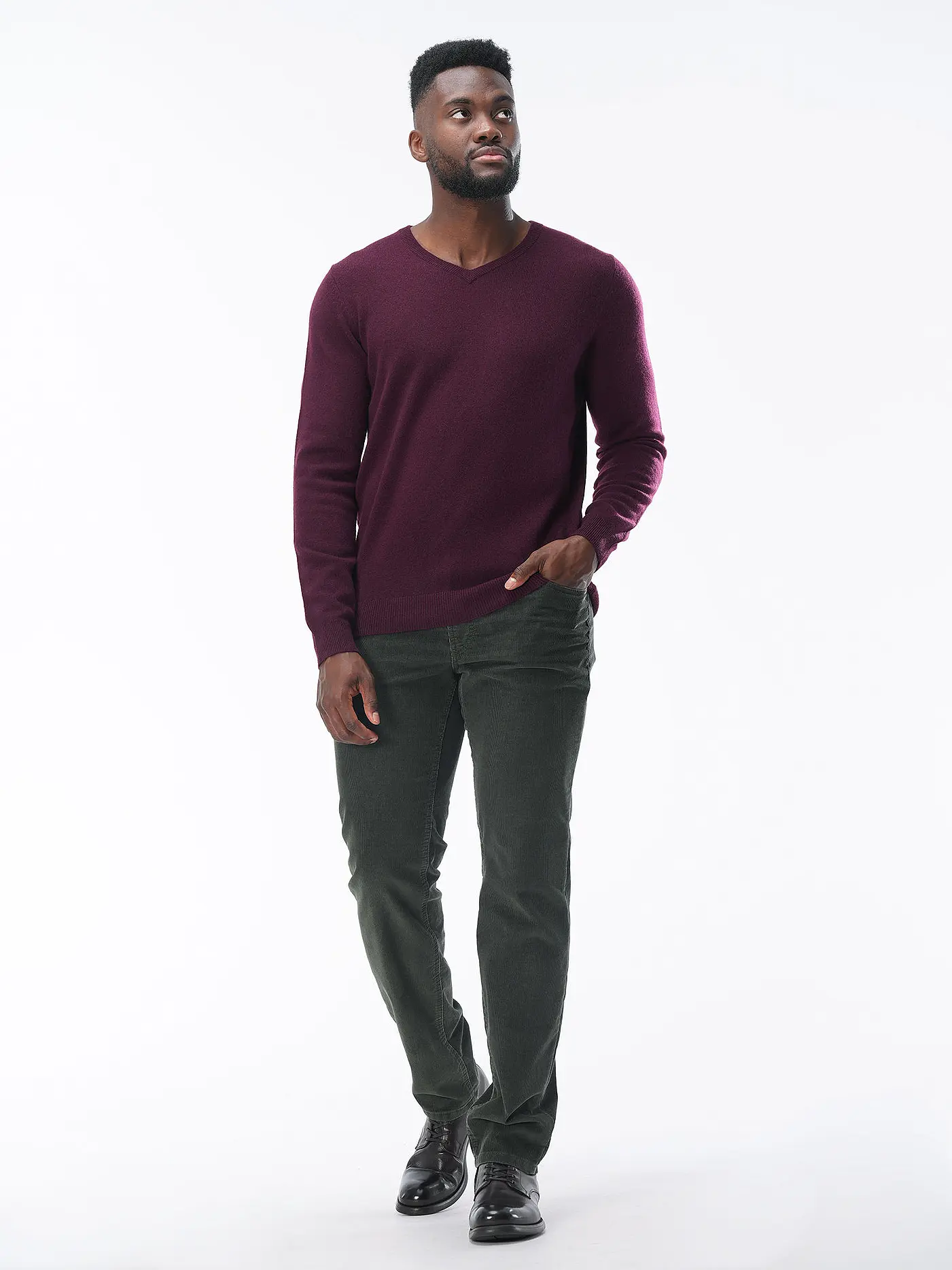 EUREX | Cordhose Straight Fit LUKE | grau