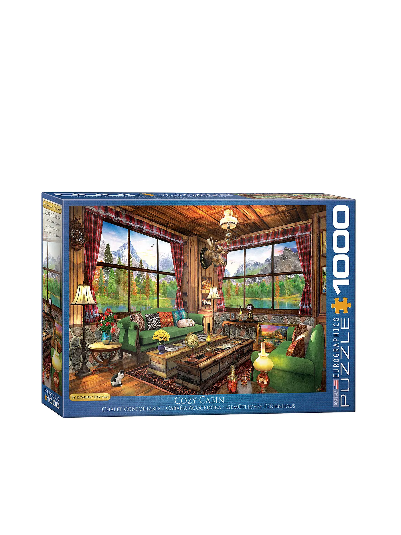 EUROGRAPHICS | Puzzle - Cozy Cabin by Domonic Davison (1000 Teile) | bunt