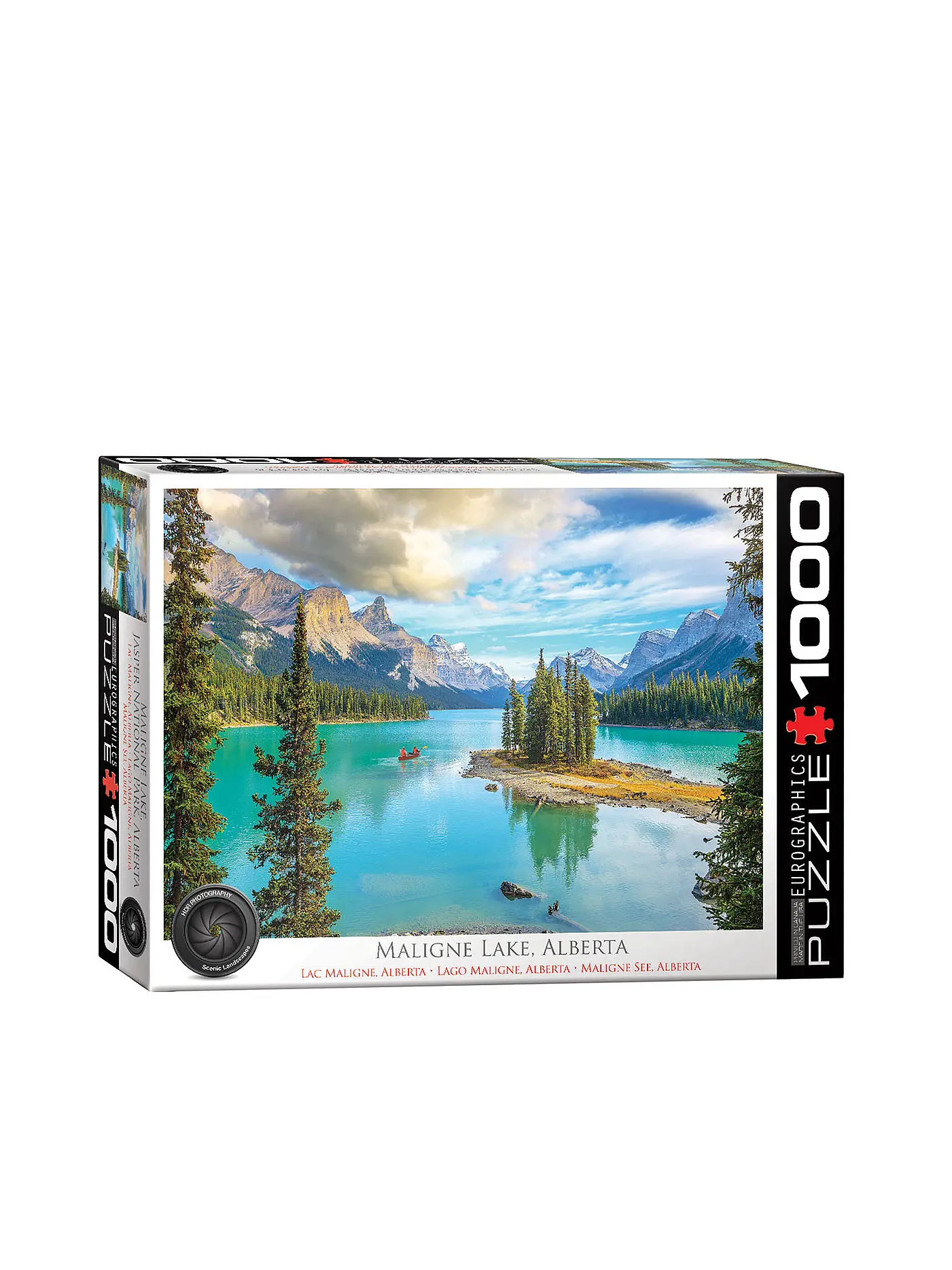 EUROGRAPHICS | Puzzle - Malign Lake Alberta (1000 Teile) | bunt