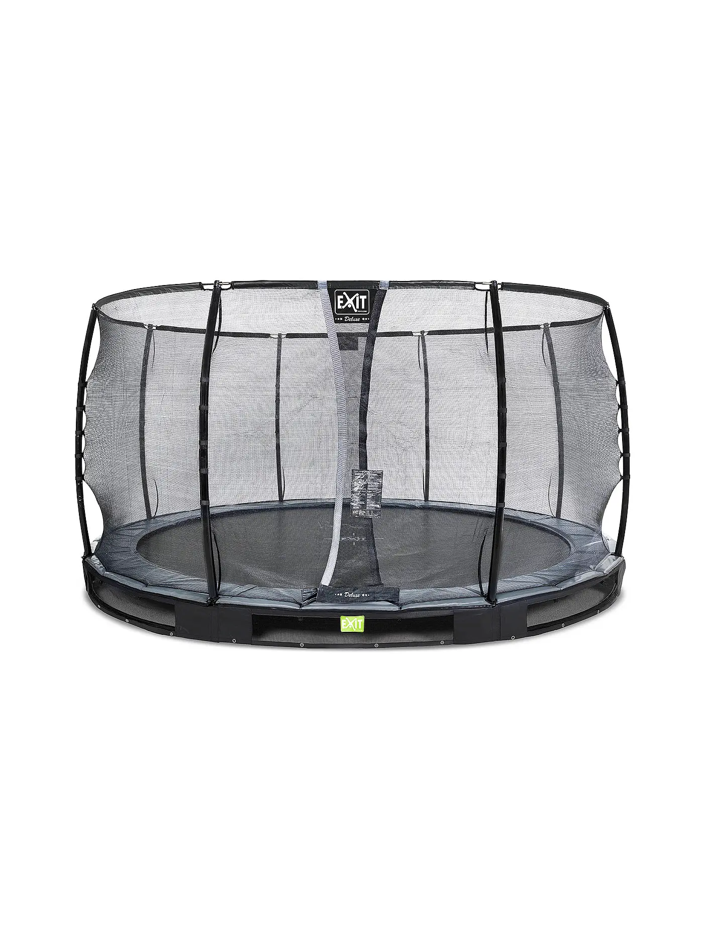 EXIT TOYS | Elegant Premium Inground-Trampolin 427cm mit Deluxe Sicherheitsnetz | keine Farbe