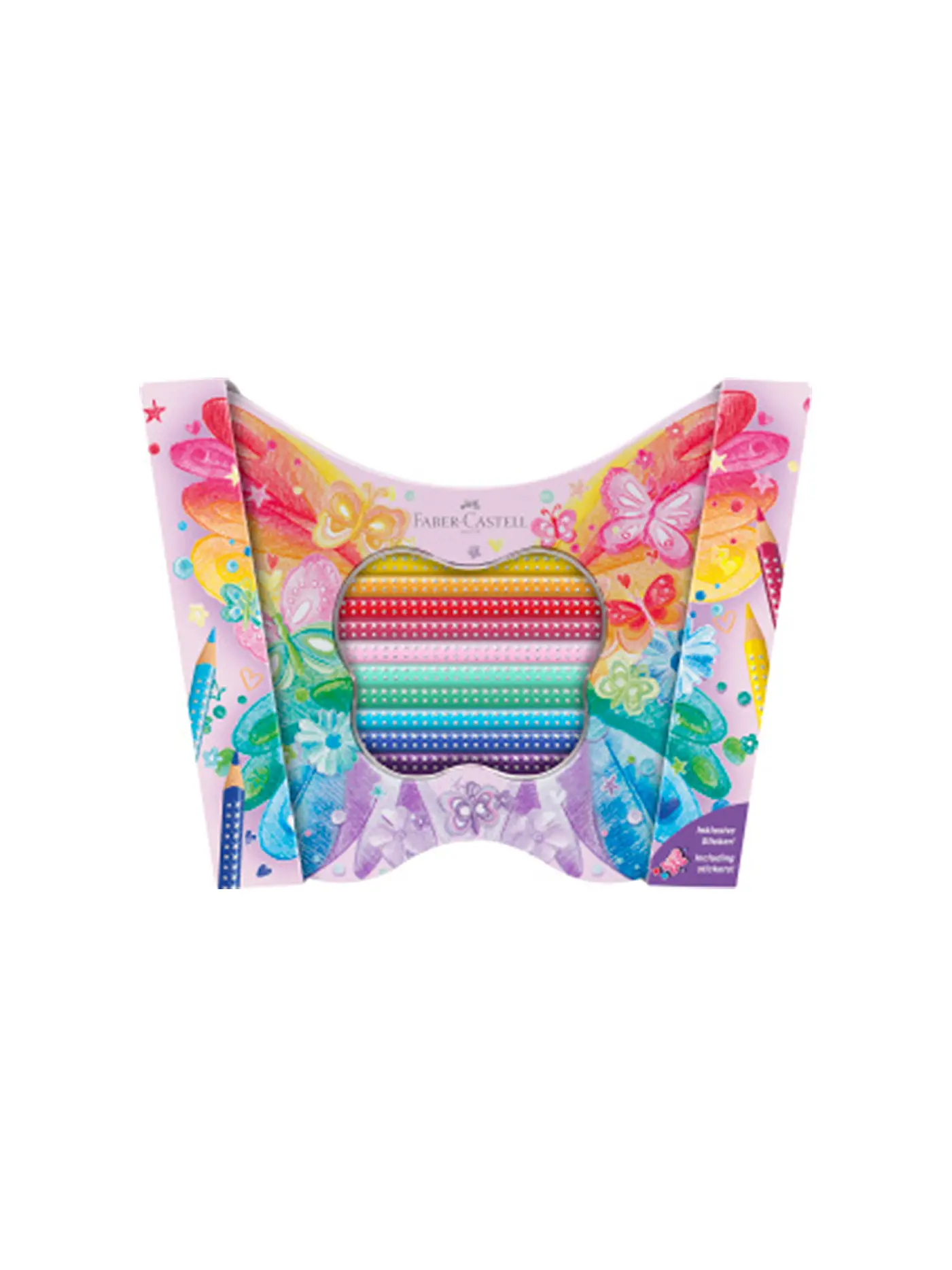 FABER-CASTELL | Geschenkset Sparkle Buntstift Schmetterling | keine Farbe