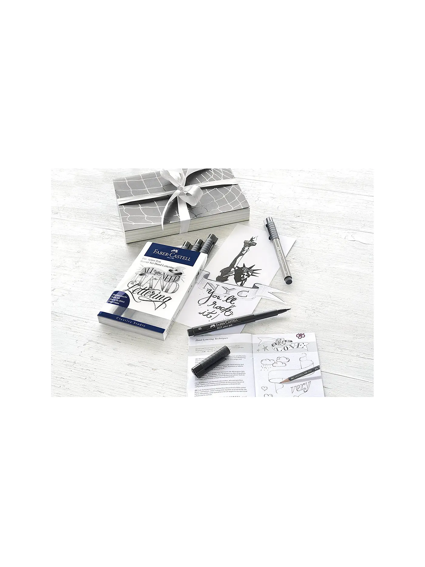 FABER-CASTELL | Tuschestift Pitt Artist Pen Lettering Starter Set 8-er | keine Farbe