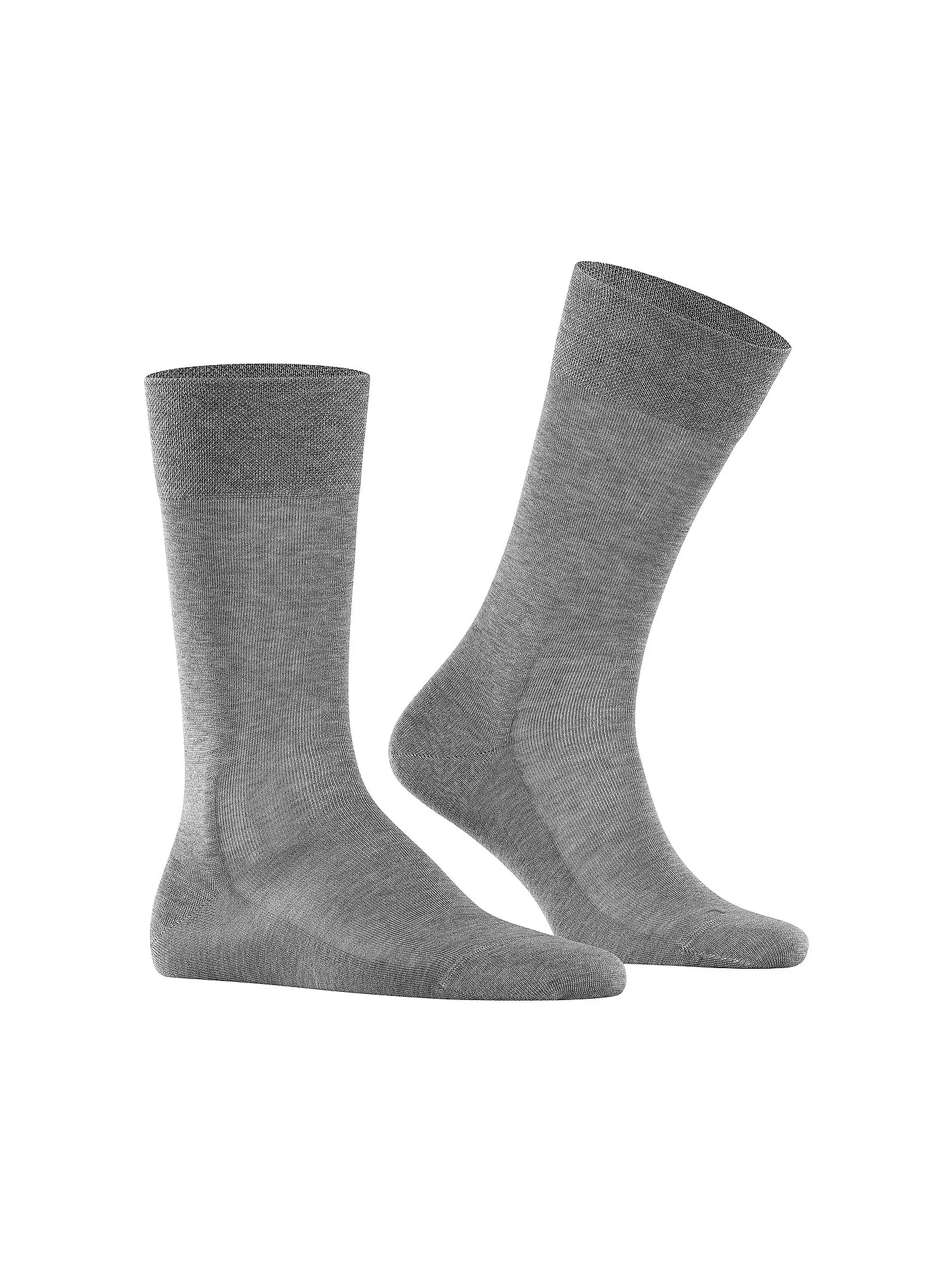 FALKE | Herren Socken Sensitive Malaga steel mel | hellgrau