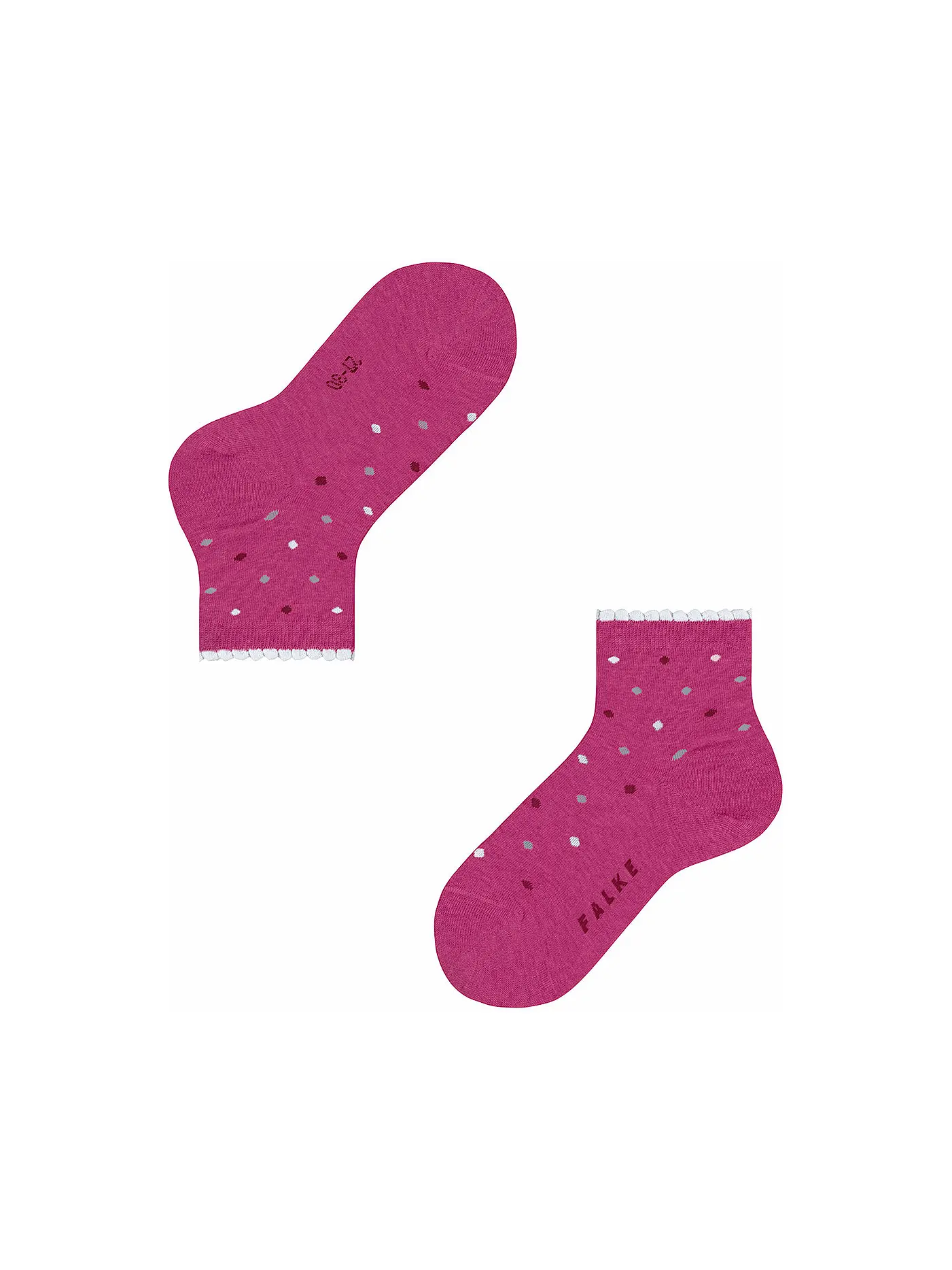 FALKE | Kinder Mädchen Socken Multidot gloss | pink