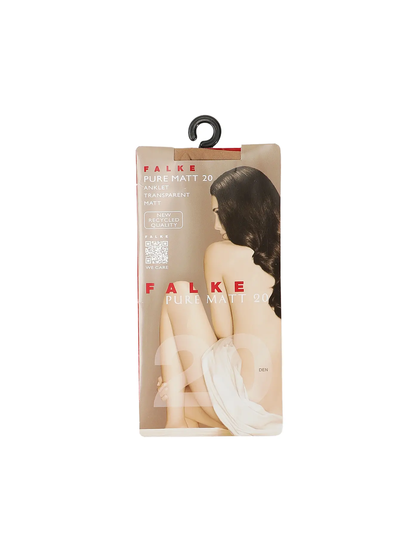 FALKE | Söckchen PURE MATT 20 DEN powder | braun
